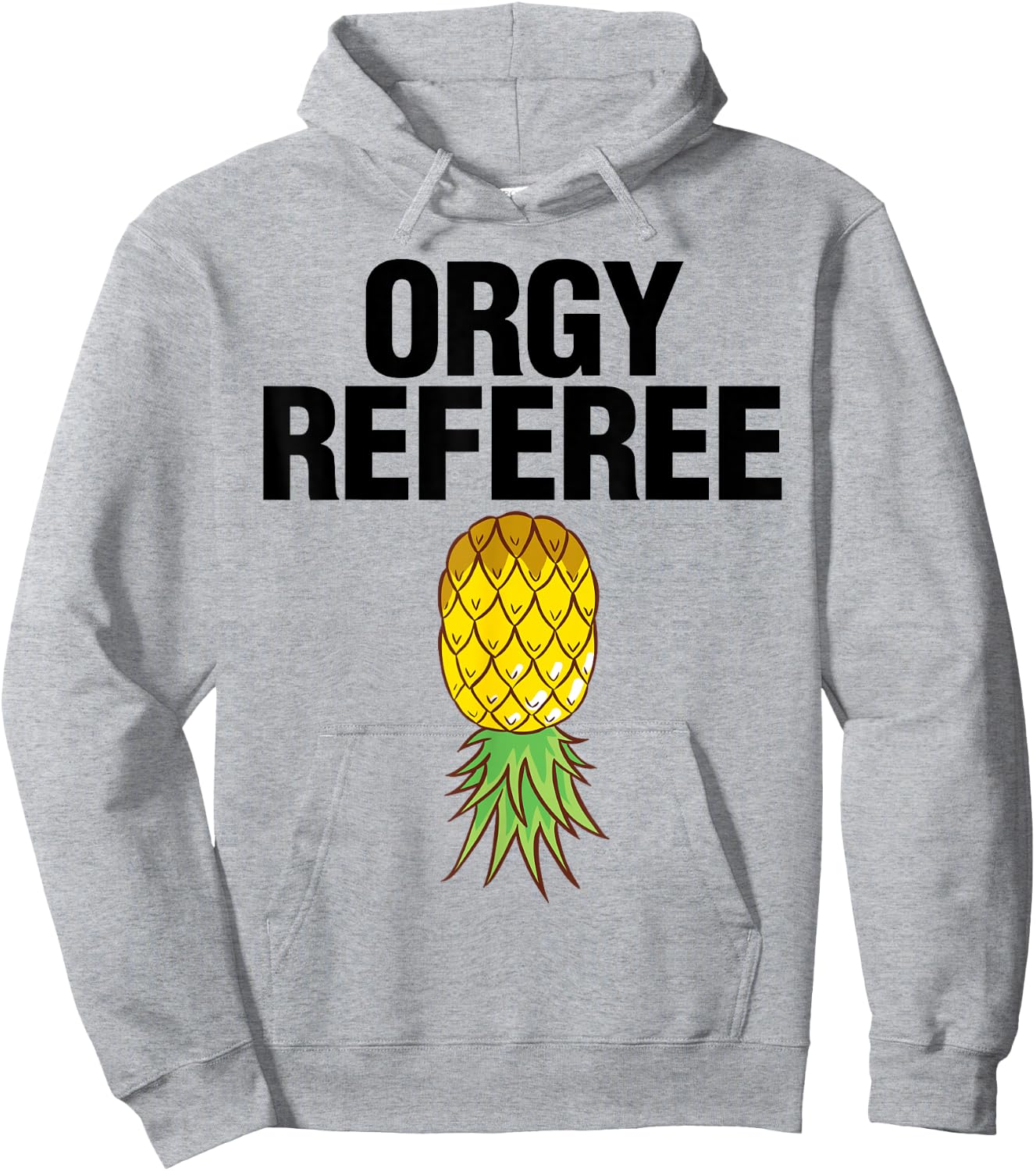 Orgy Referee Shirt Adult Humor Swinger Group Sex Freak Gift Hoodie - Hoodie | Ash
