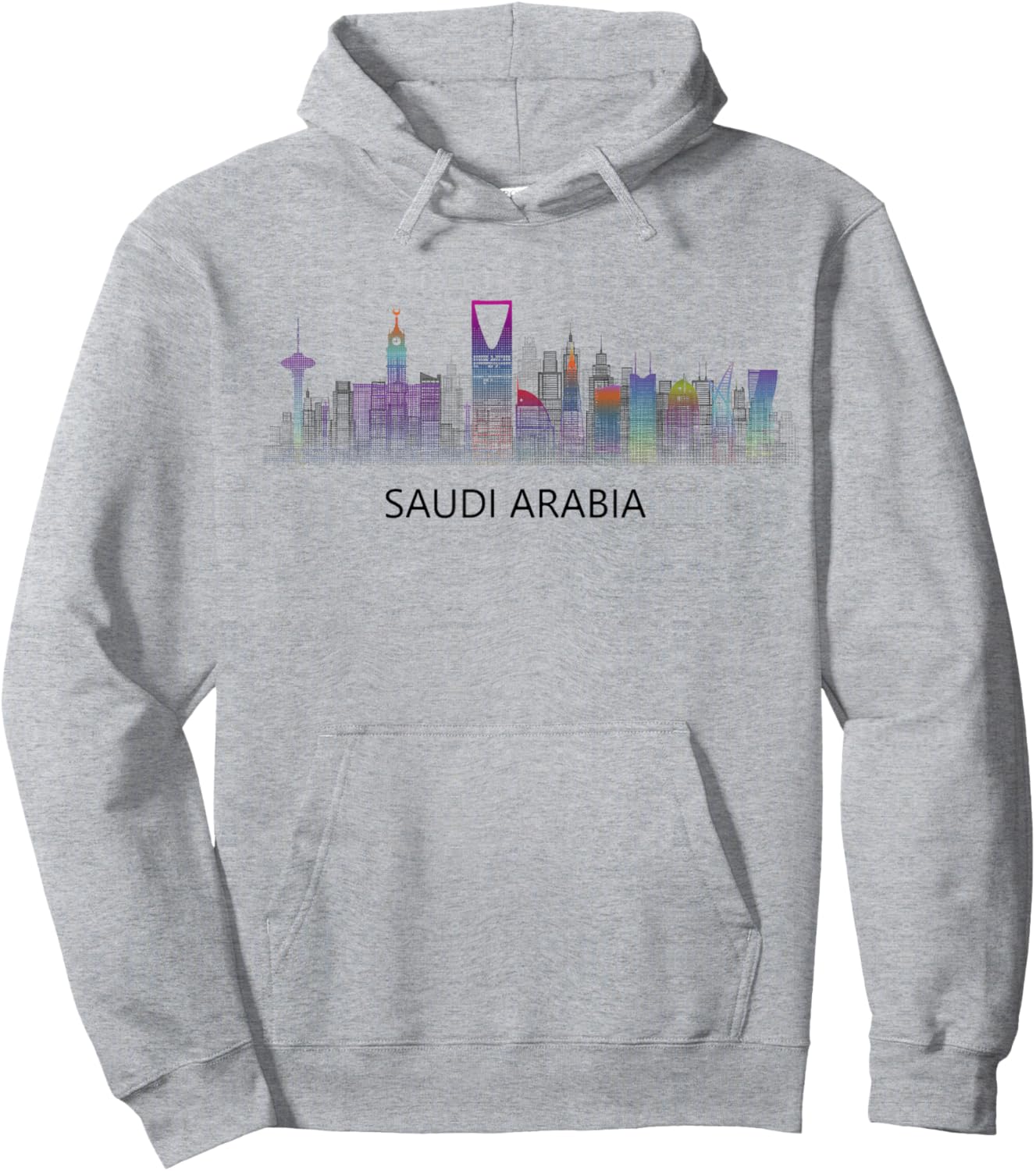 Travel Saudi Arabia Riyadh Jeddah Mecca Medina Vacation Hoodie - Hoodie | Ash