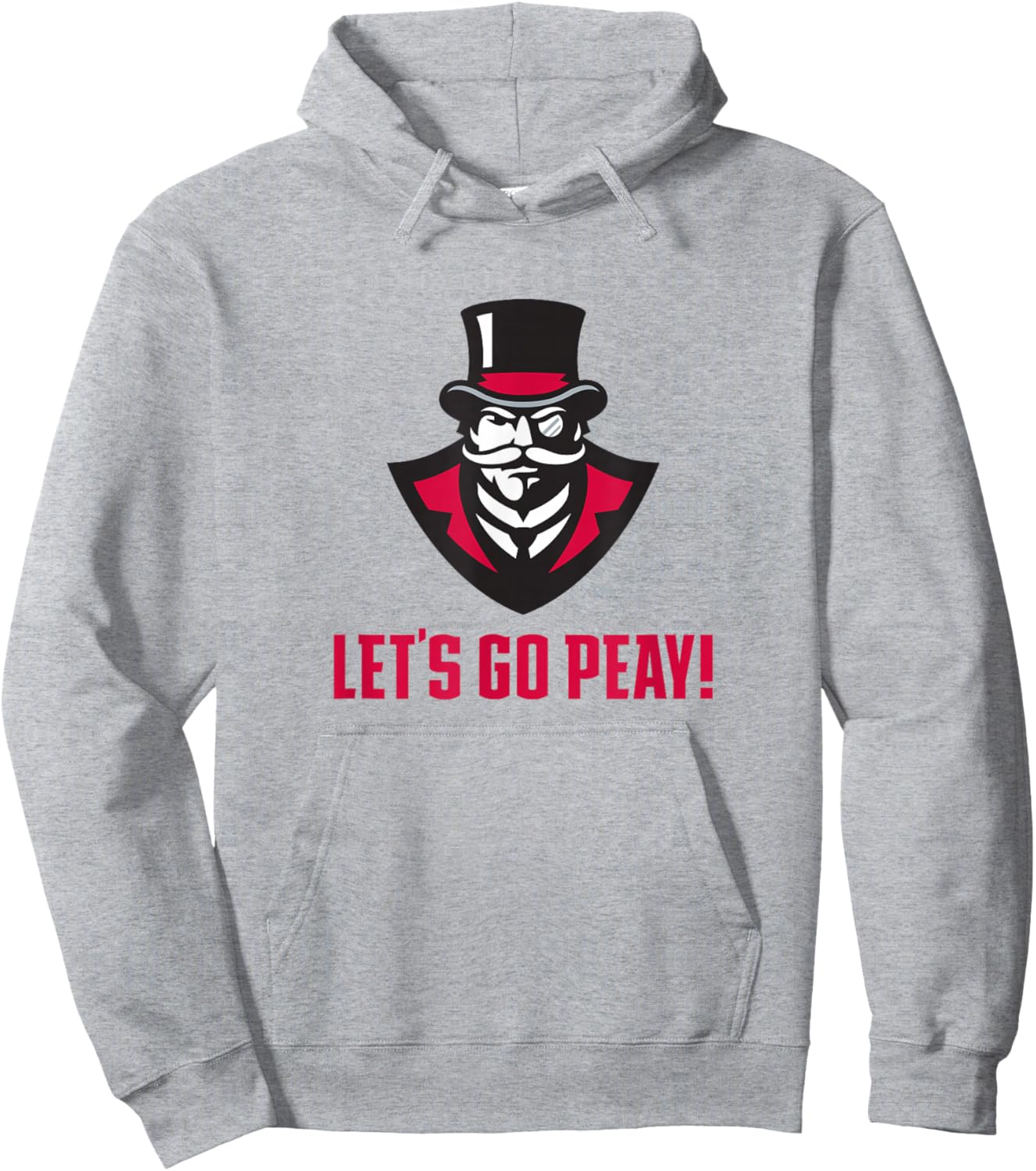 Austin Peay State University Governors Apparel Fans Hoodie - Hoodie | Ash
