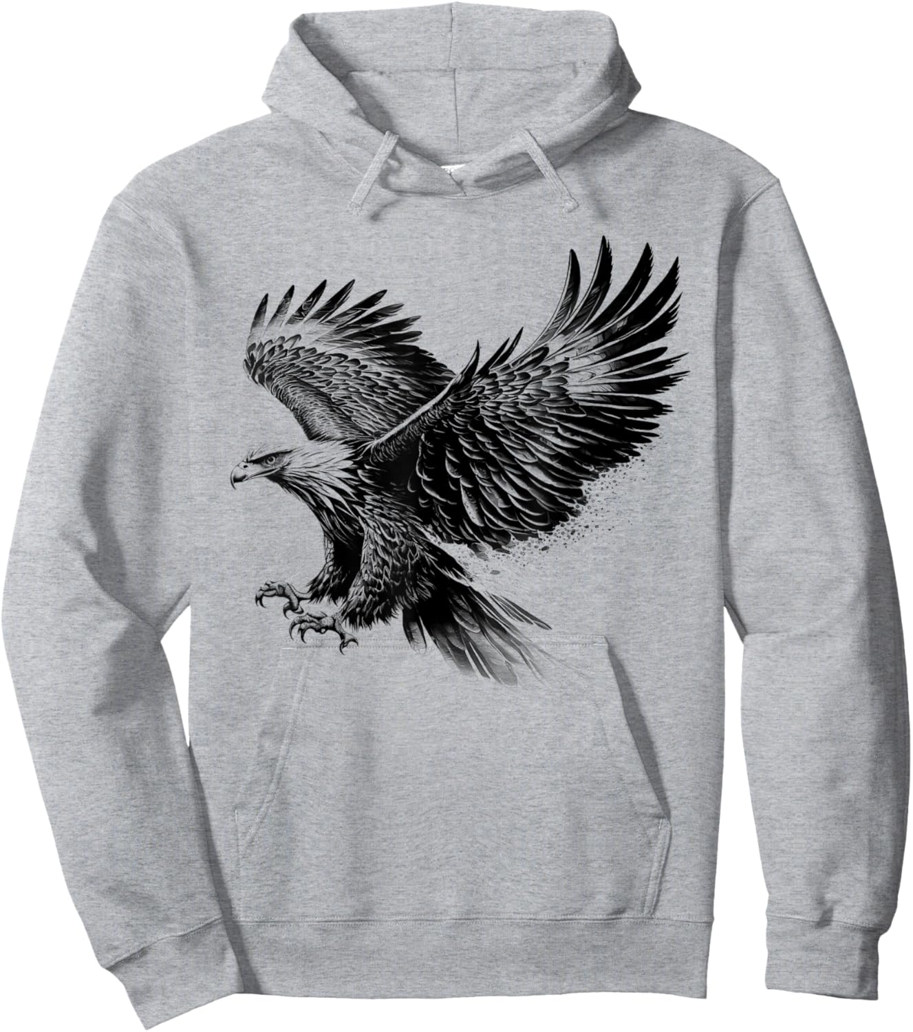 American Bald Eagle Bird Gift Women Kids Boys Youth Hoodie - Hoodie | Ash
