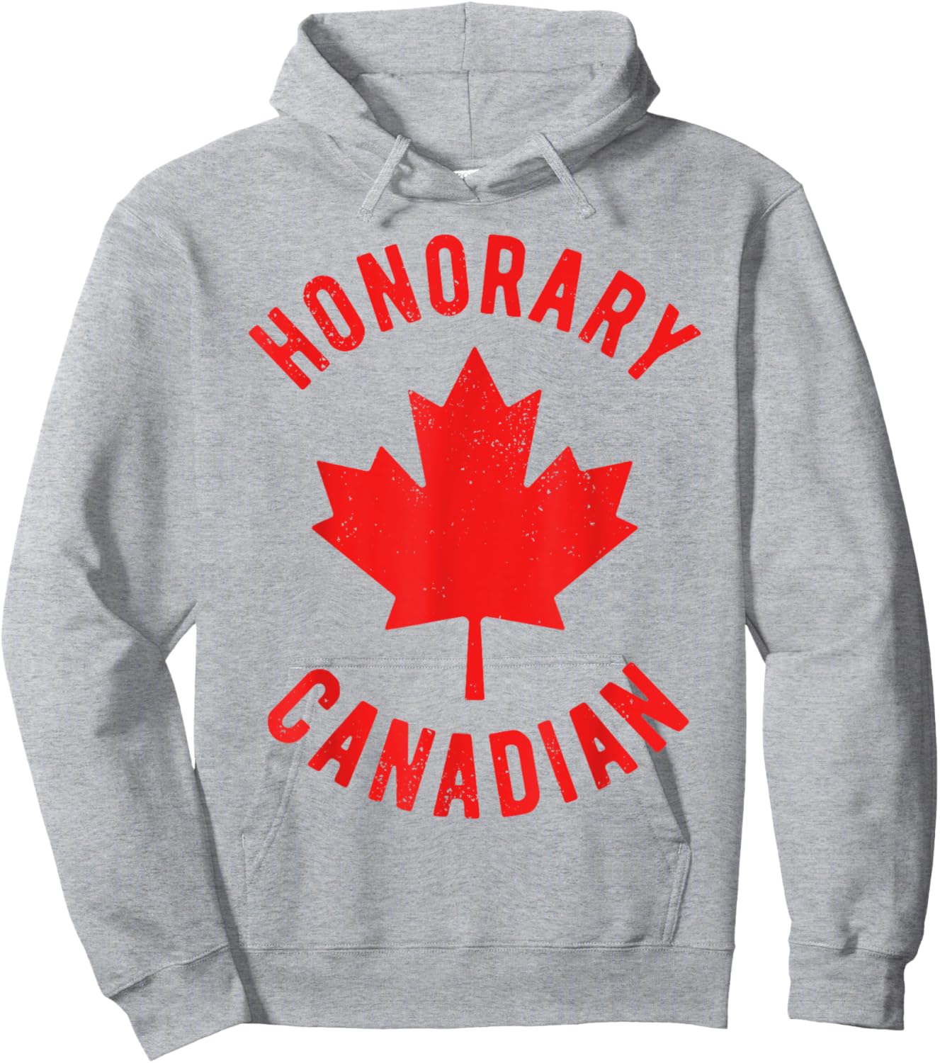Honorary Canadian Canada Day Wedding Canadian Husband Wife Hoodie - Hoodie | Ash