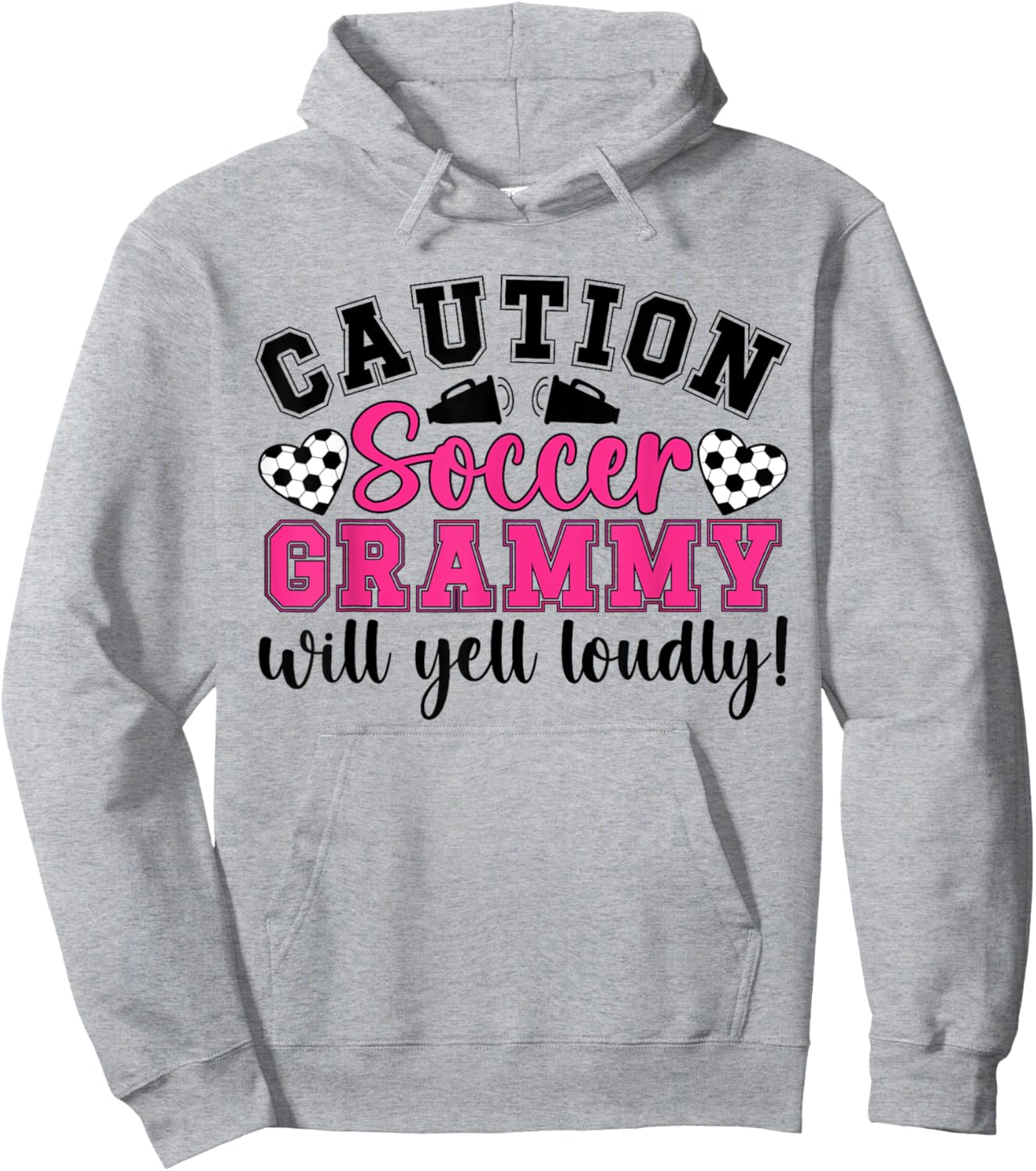 Soccer Grammy Will Yell Loudly Grammy Of A Soccer Player Hoodie - Hoodie | Ash
