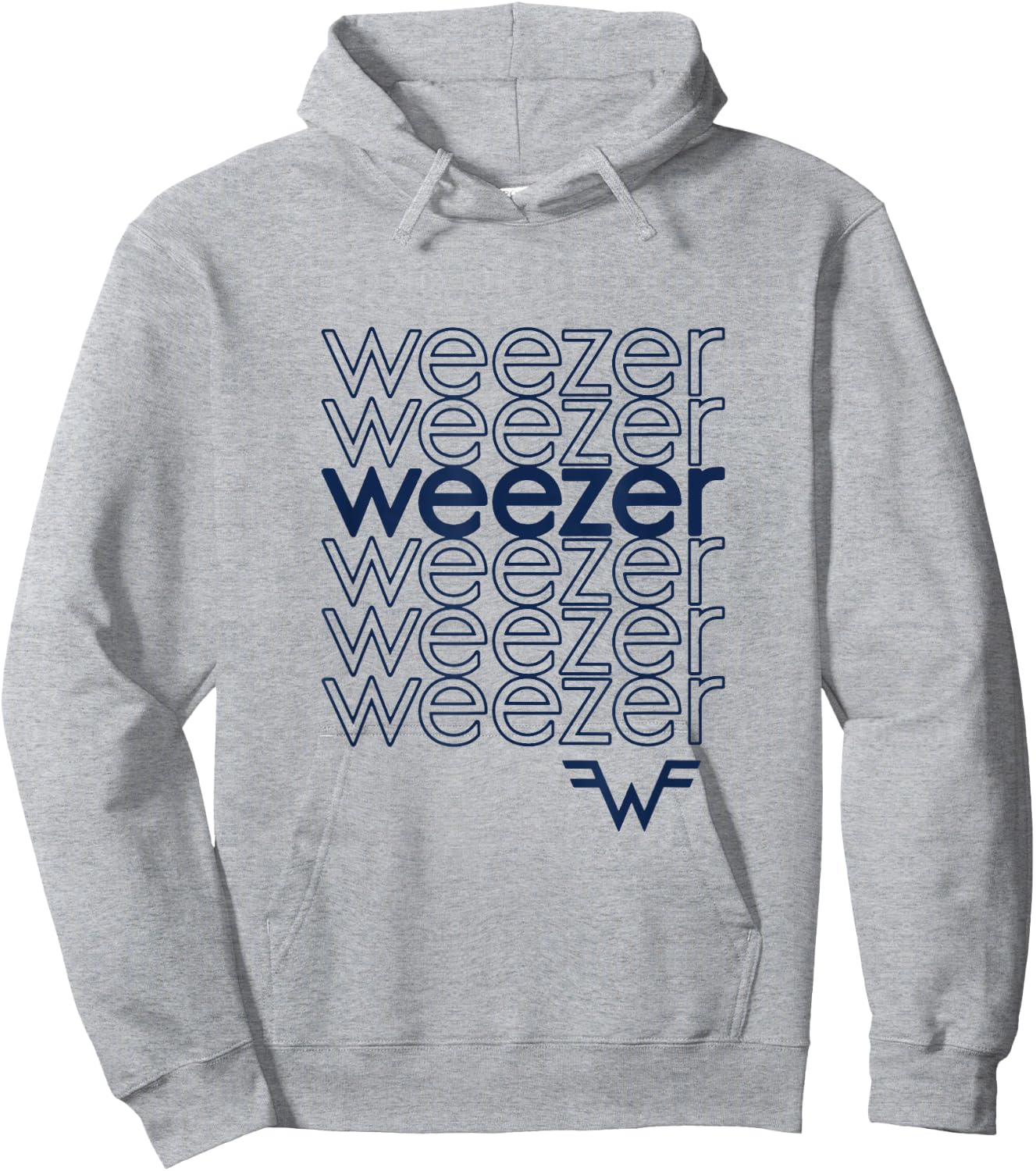 Weezer - Thank You Hoodie - Hoodie | Ash
