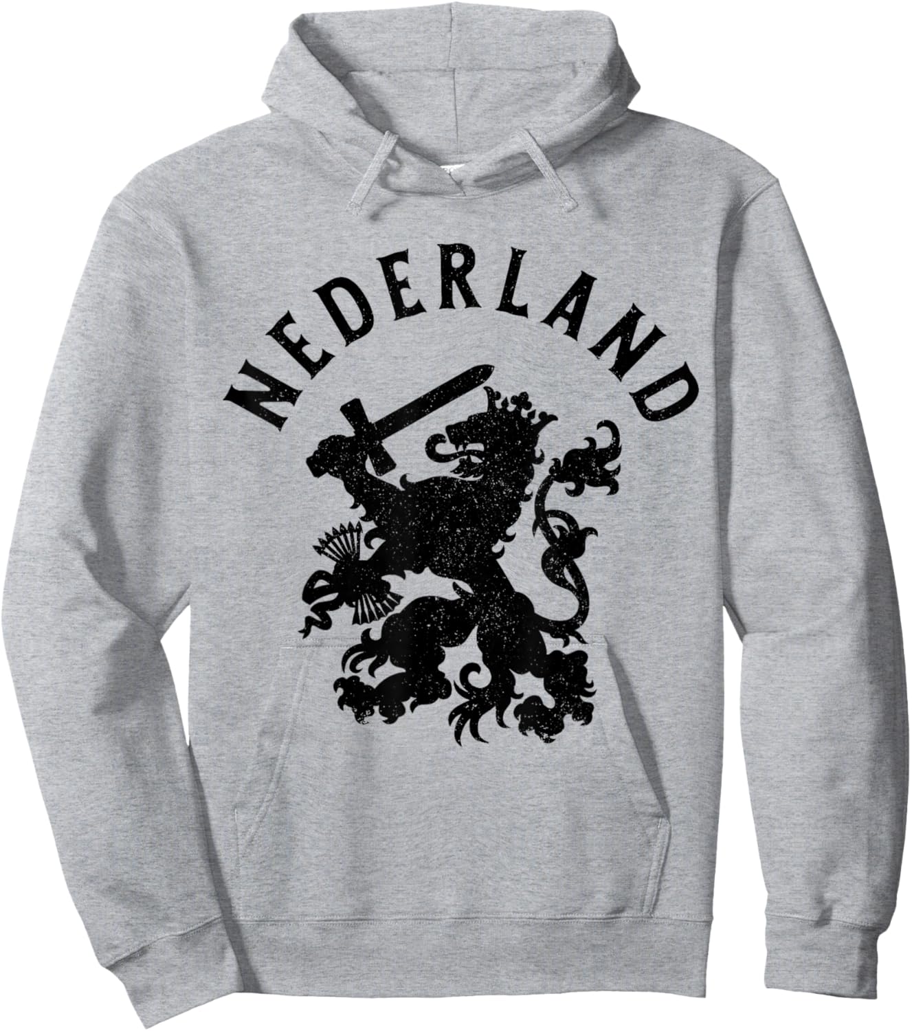 Netherlands Netherlands Lion Dutch Holland Vintage Hoodie - Hoodie | Ash