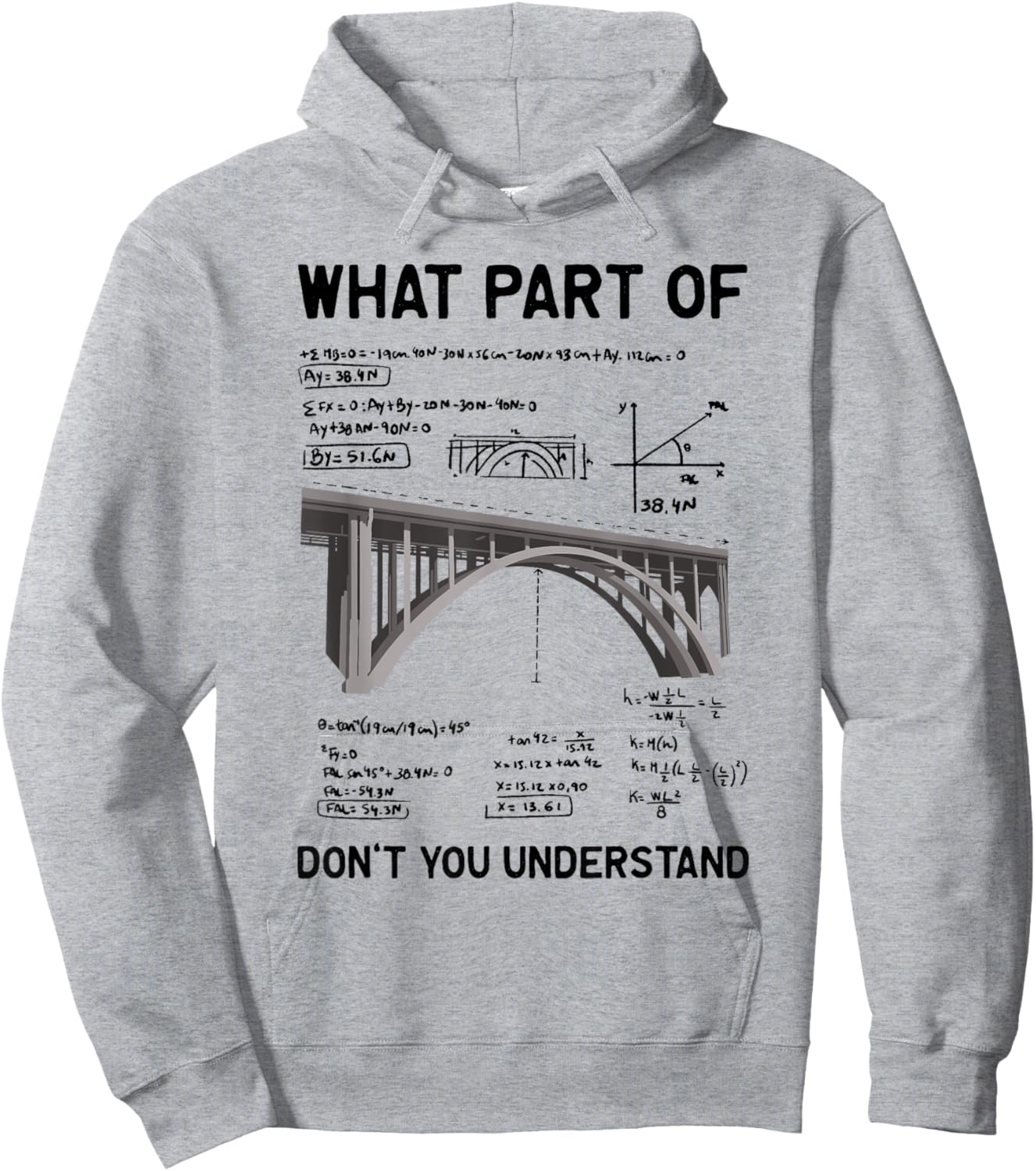 What Part Of Don't You Understand Civil Structural Engineer Hoodie - Hoodie | Ash