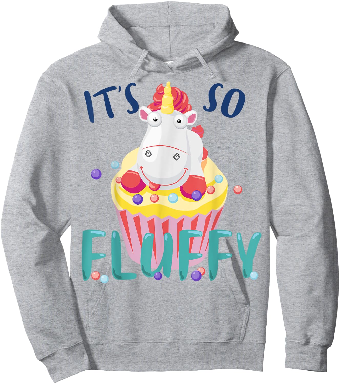 Despicable Me Minions It's So Fluffy Cupcake Graphic Hoodie - Hoodie | Ash