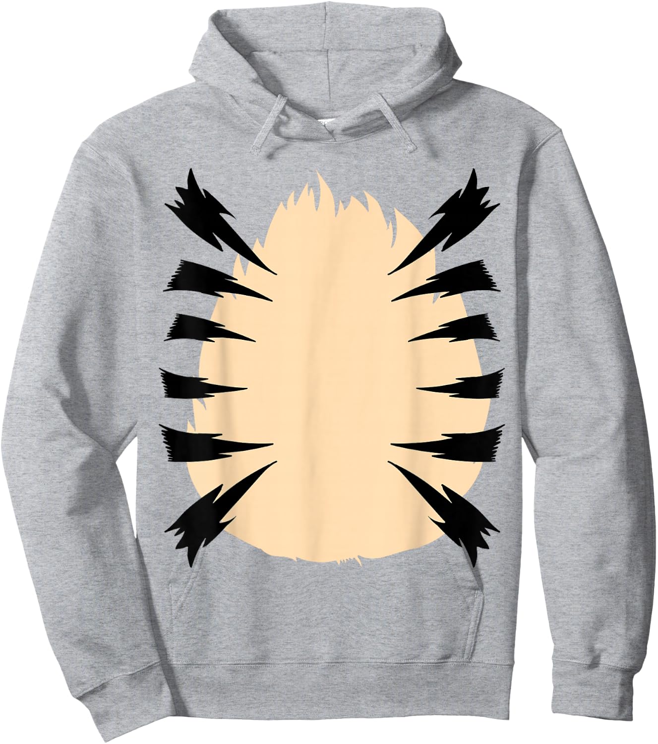 Orange Tiger Halloween costume, Cute Tiger pattern Christmas Hoodie - Hoodie | Ash