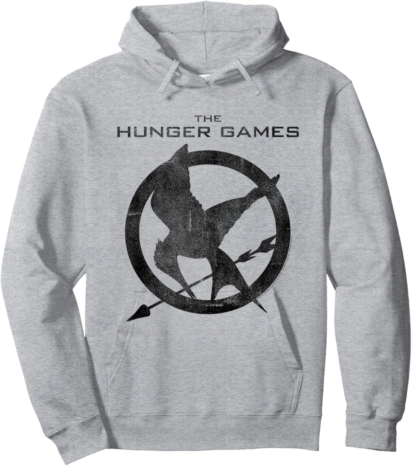 The Hunger Games Mockingjay Pin Hoodie - Hoodie | Ash