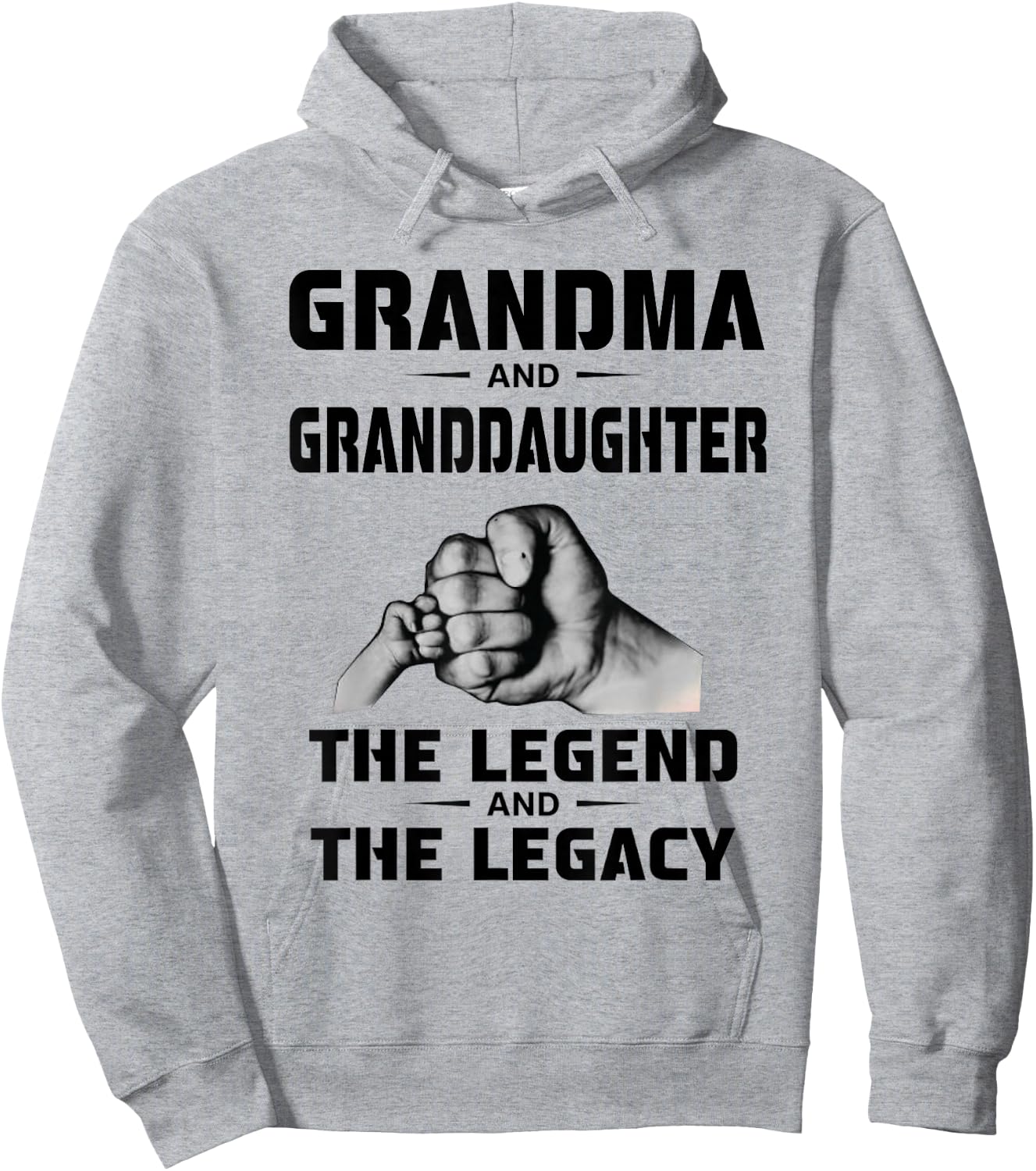 Grandma and Granddaughter The Legend and The Legacy Hoodie - Hoodie | Ash