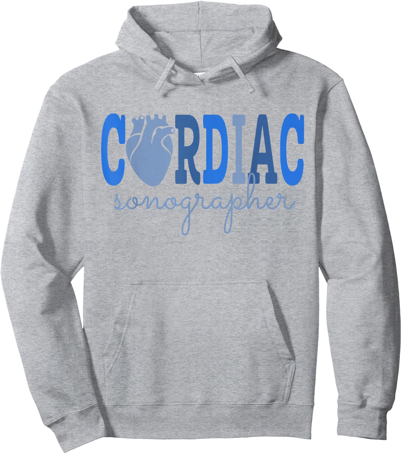 Cardiac Sonographer Cardiovascular Sono Tech Ultrasound Tech Hoodie - Hoodie | Ash