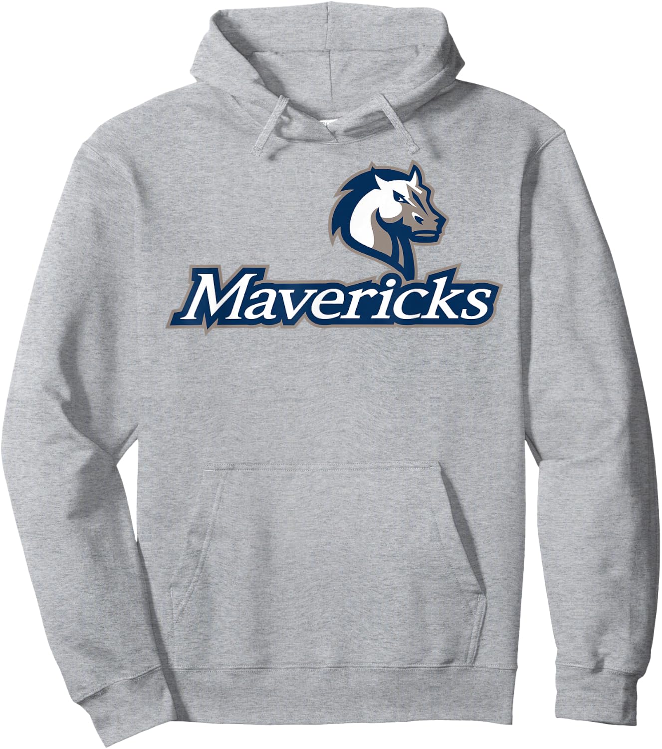 Mercy University Mavericks Mavs Logo Hoodie - Hoodie | Ash