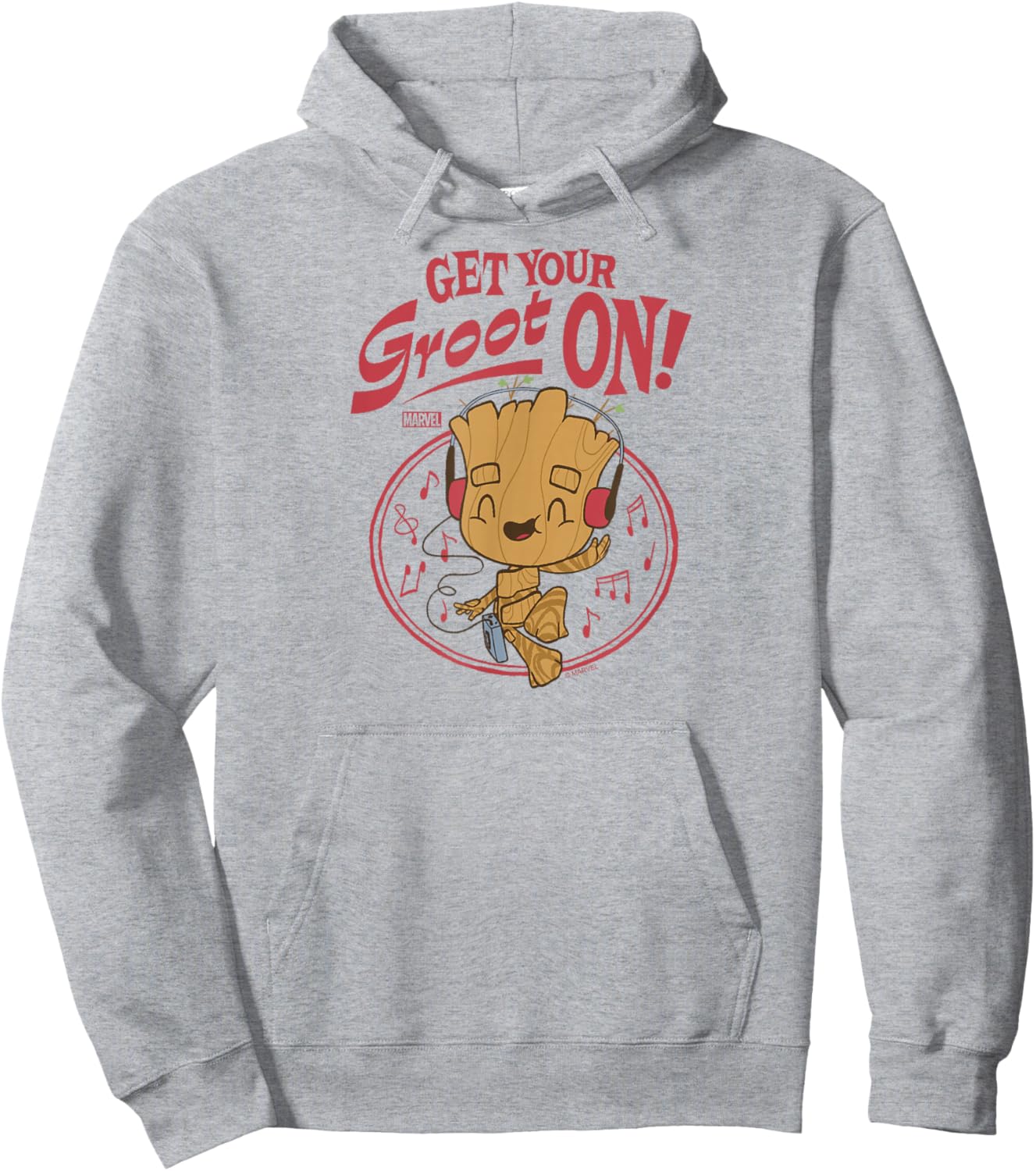 Guardians Of The Galaxy - Get Your Groot On Baby Groot Hoodie - Hoodie | Ash