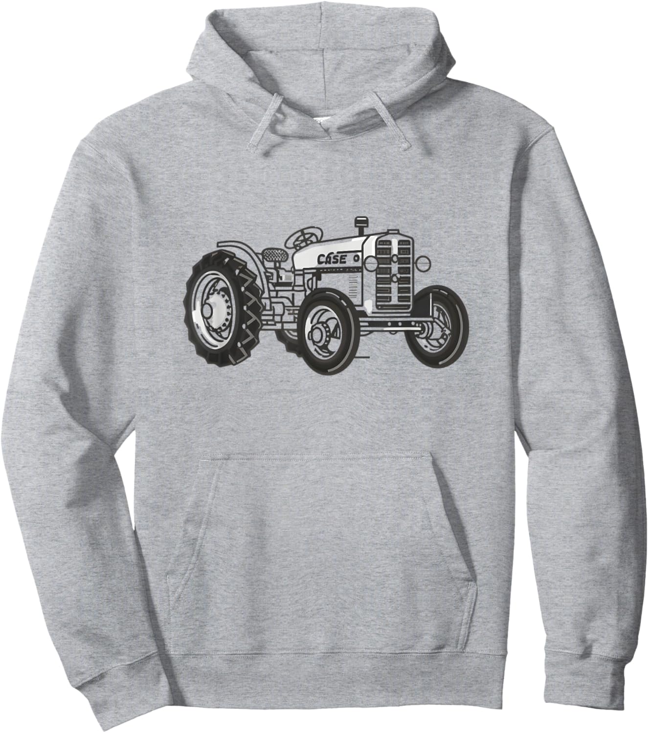 Vintage 1935 Model L Case Tractor Farming Hoodie - Hoodie | Ash