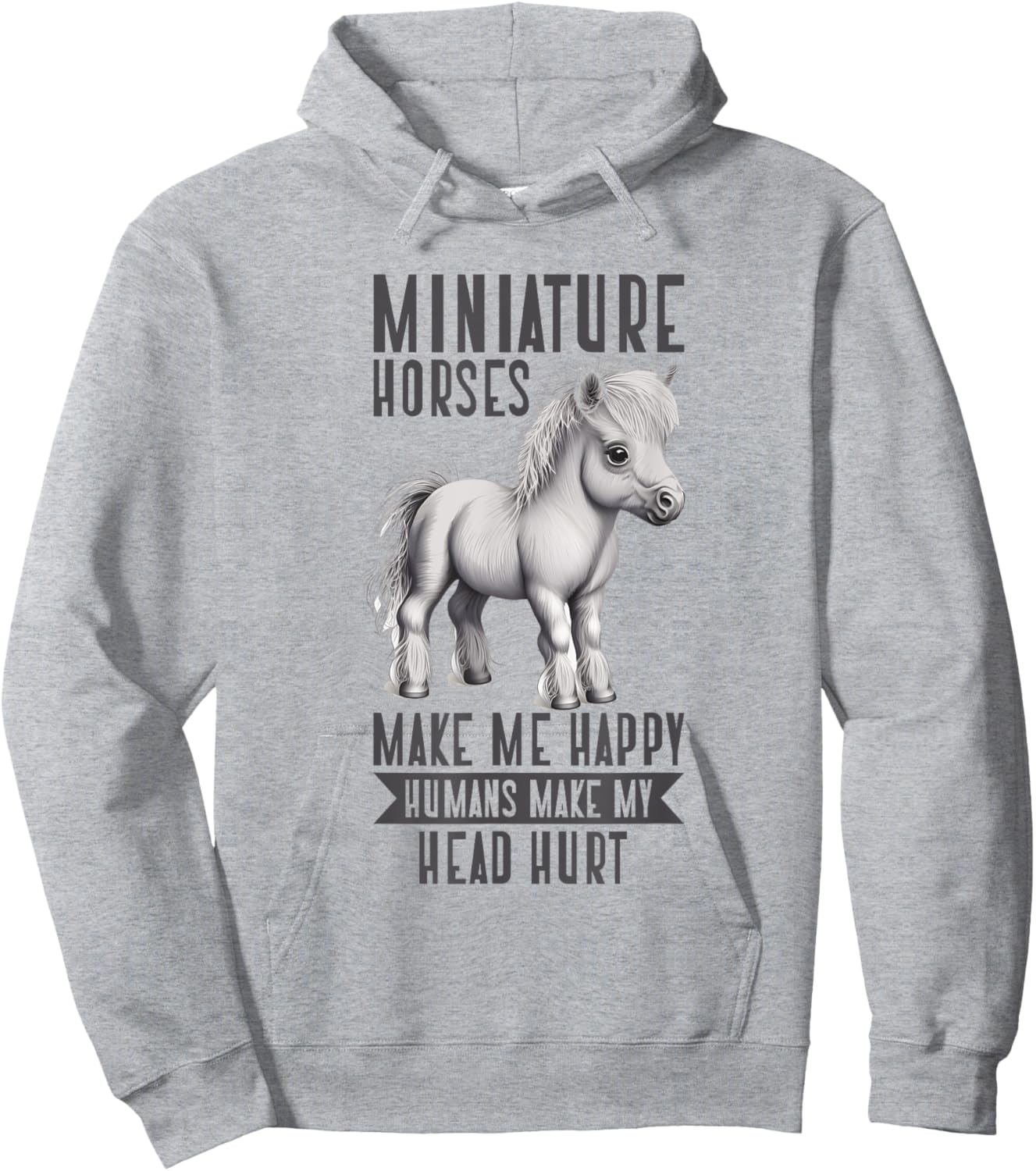 Miniature Horse Mini Horse Pet Tiny Horse Lover Pony Tie Dye Hoodie - Hoodie | Ash