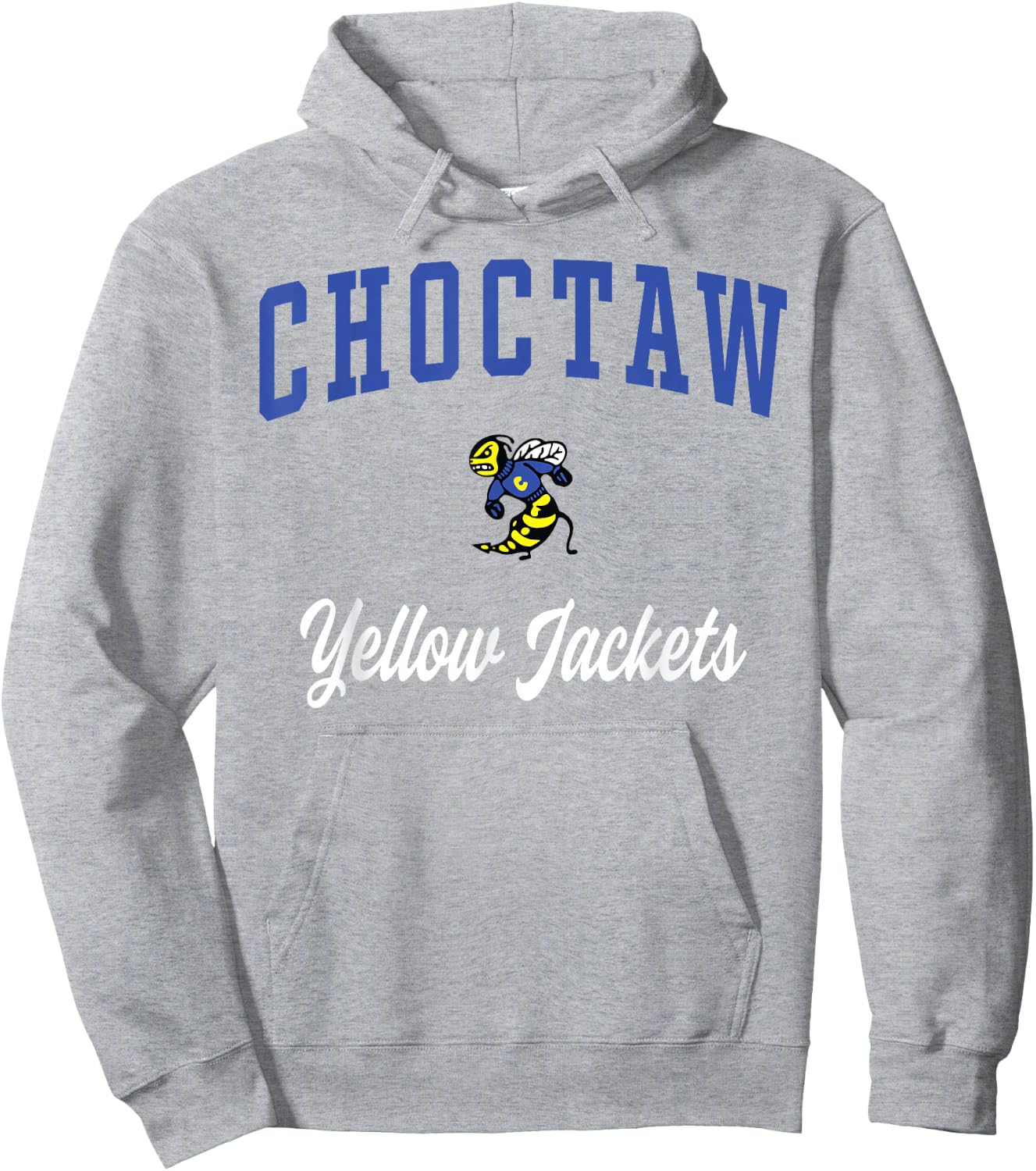 Choctaw High School Yellow Jackets Hoodie - Hoodie | Ash