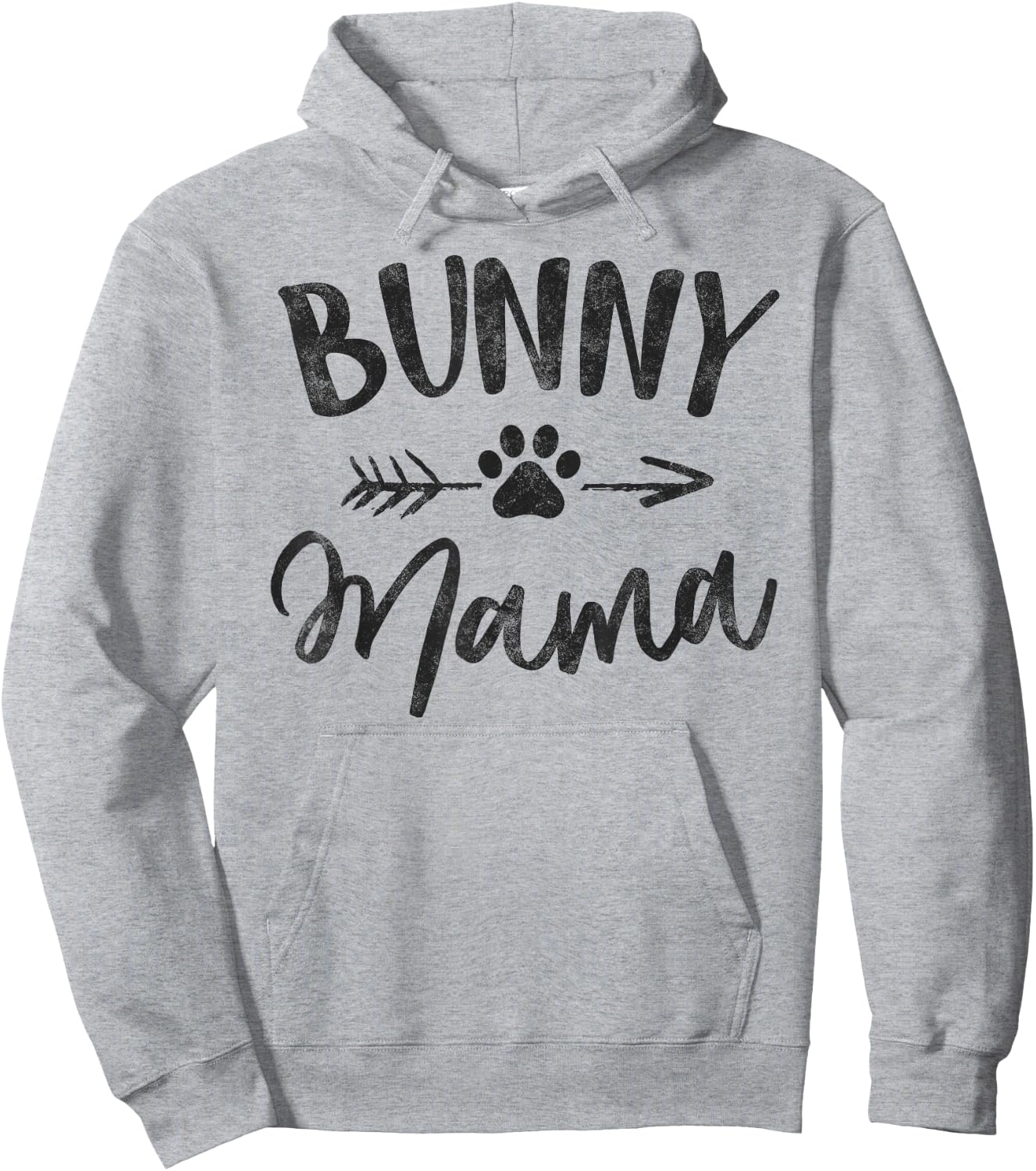 Bunny Mama Animal Lovers Pet Owner Gifts Rabbit Mom Hoodie - Hoodie | Ash