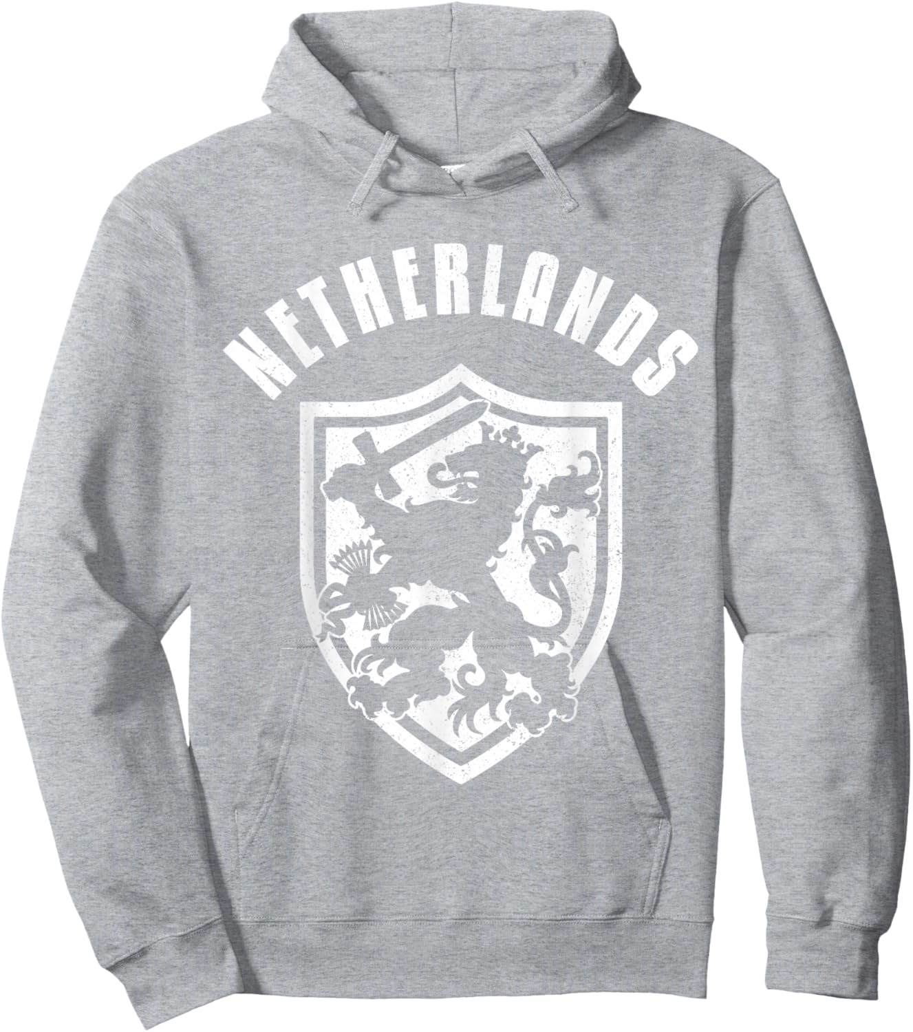 Nederland Netherlands Lion Dutch Holland Vintage Orange Hoodie - Hoodie | Ash