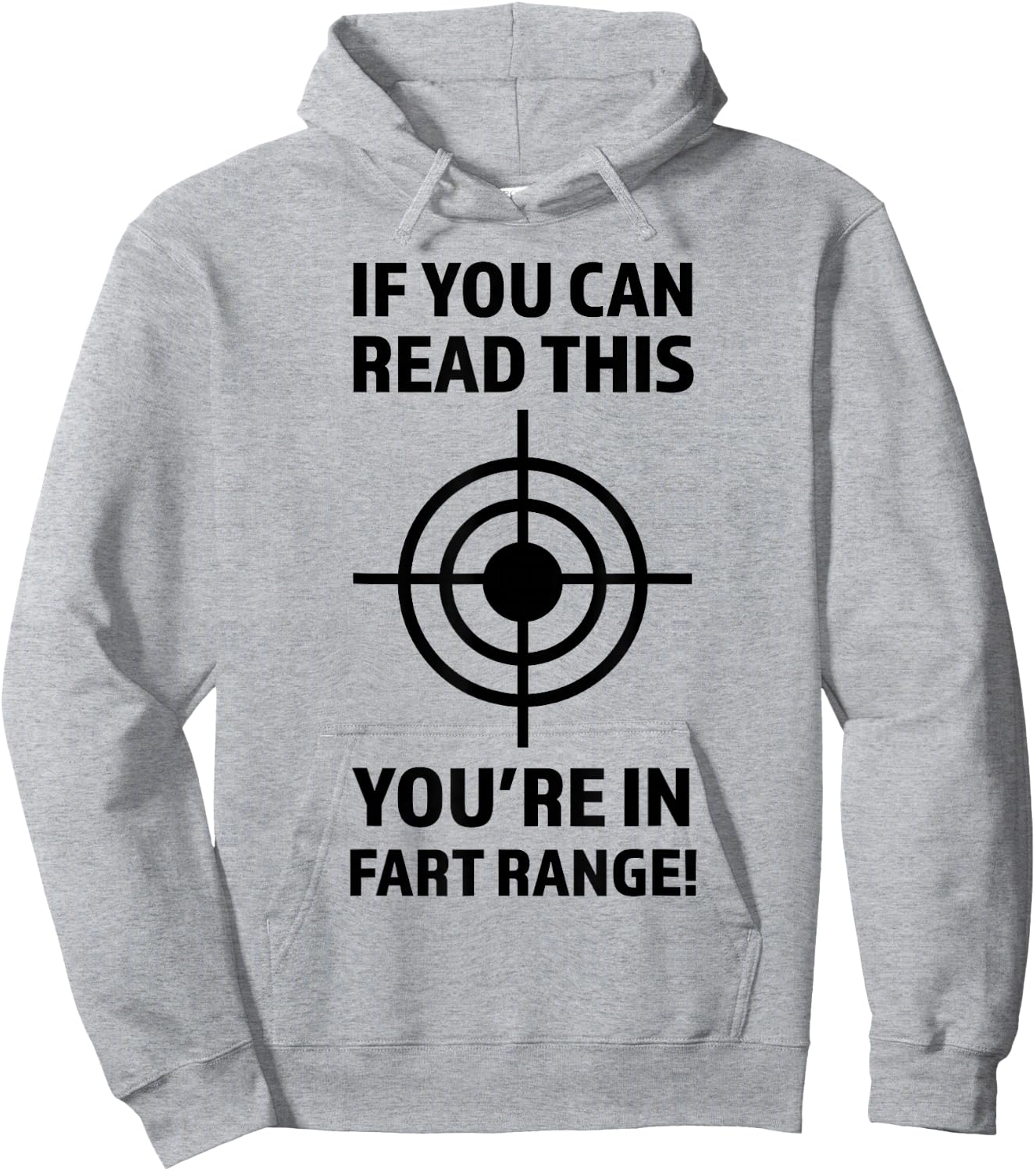 If - You can read this You're in Fart Range | Christmas Gift Hoodie - Hoodie | Ash