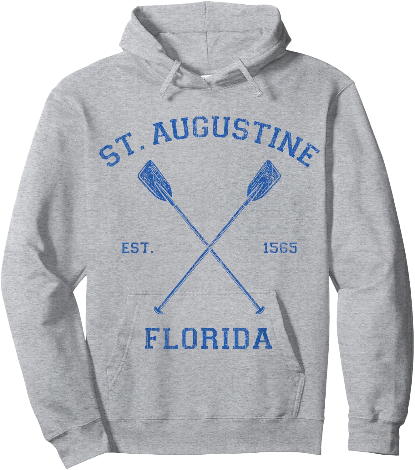 Vintage St. Augustine Florida Vacation Hoodie - Hoodie | Ash