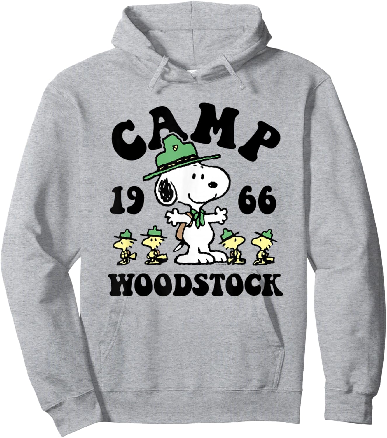 Peanuts - Camp Woodstock Hoodie - Hoodie | Ash