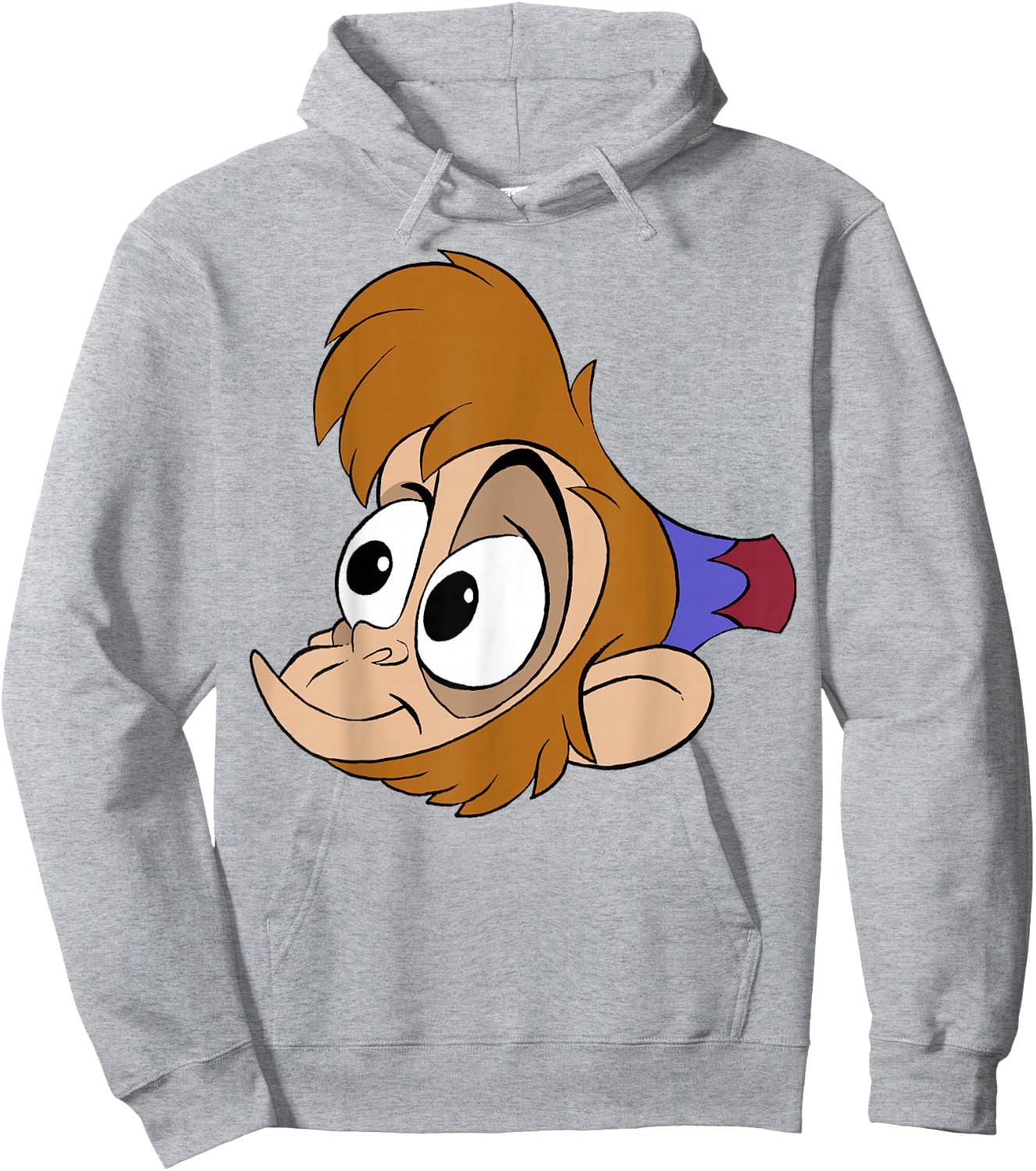 Disney Aladdin Abu Large Face Hoodie - Hoodie | Ash