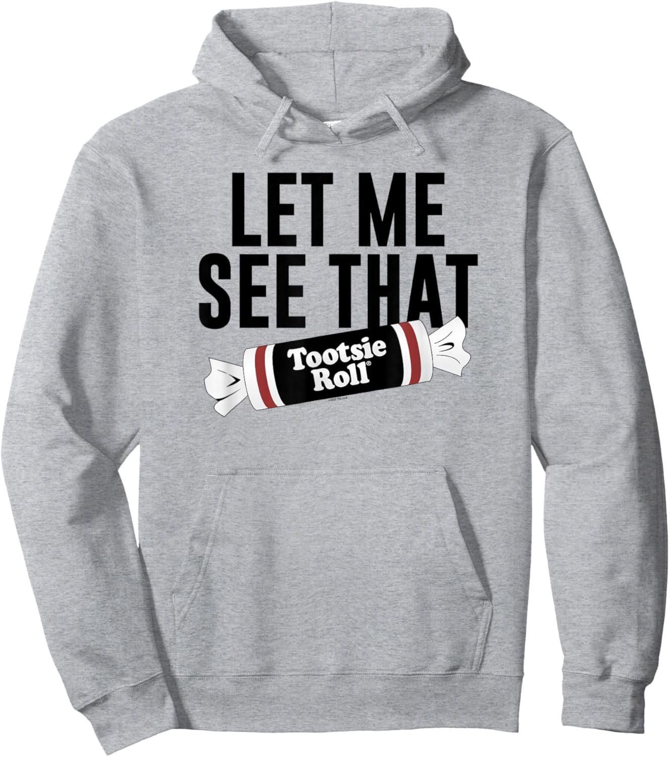 Tootsie Roll Let Me See That Text Logo Hoodie - Hoodie | Ash
