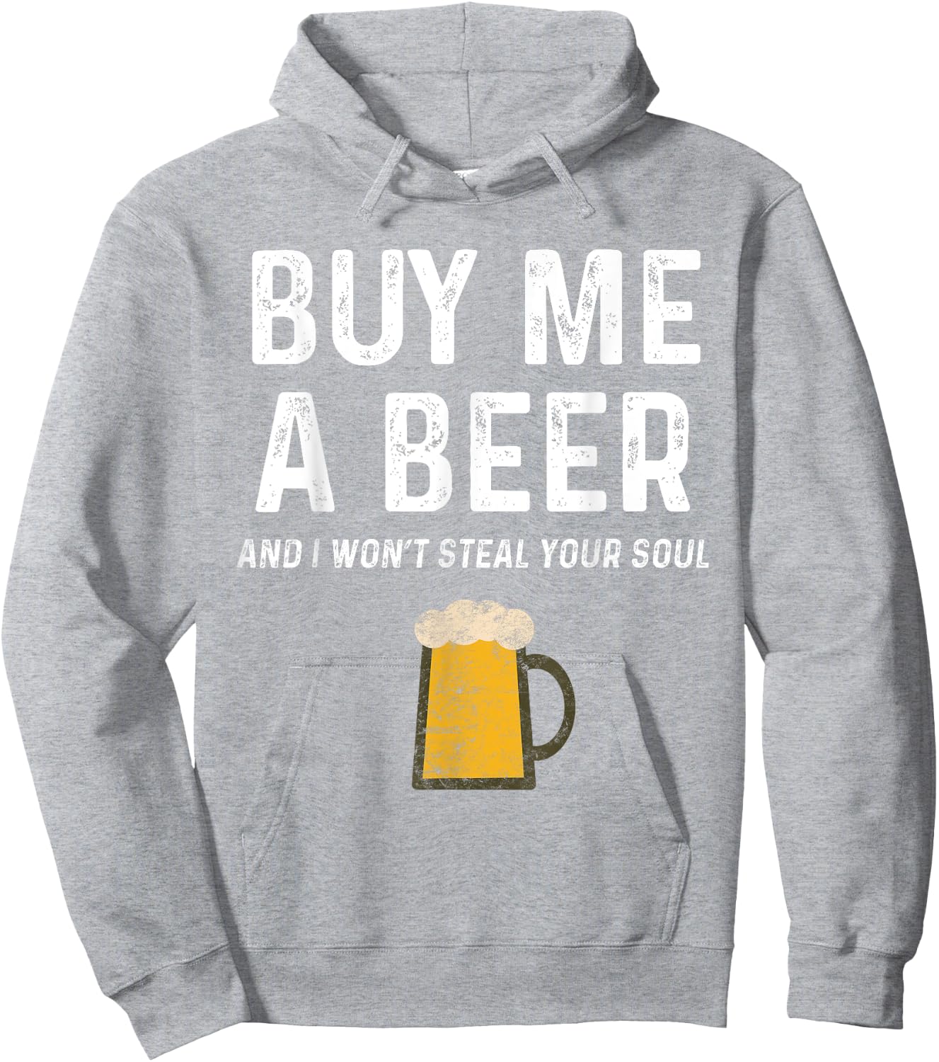 St Pattys Ginger Buy Me A Beer And I Won't Steal Your Soul Hoodie - Hoodie | Ash
