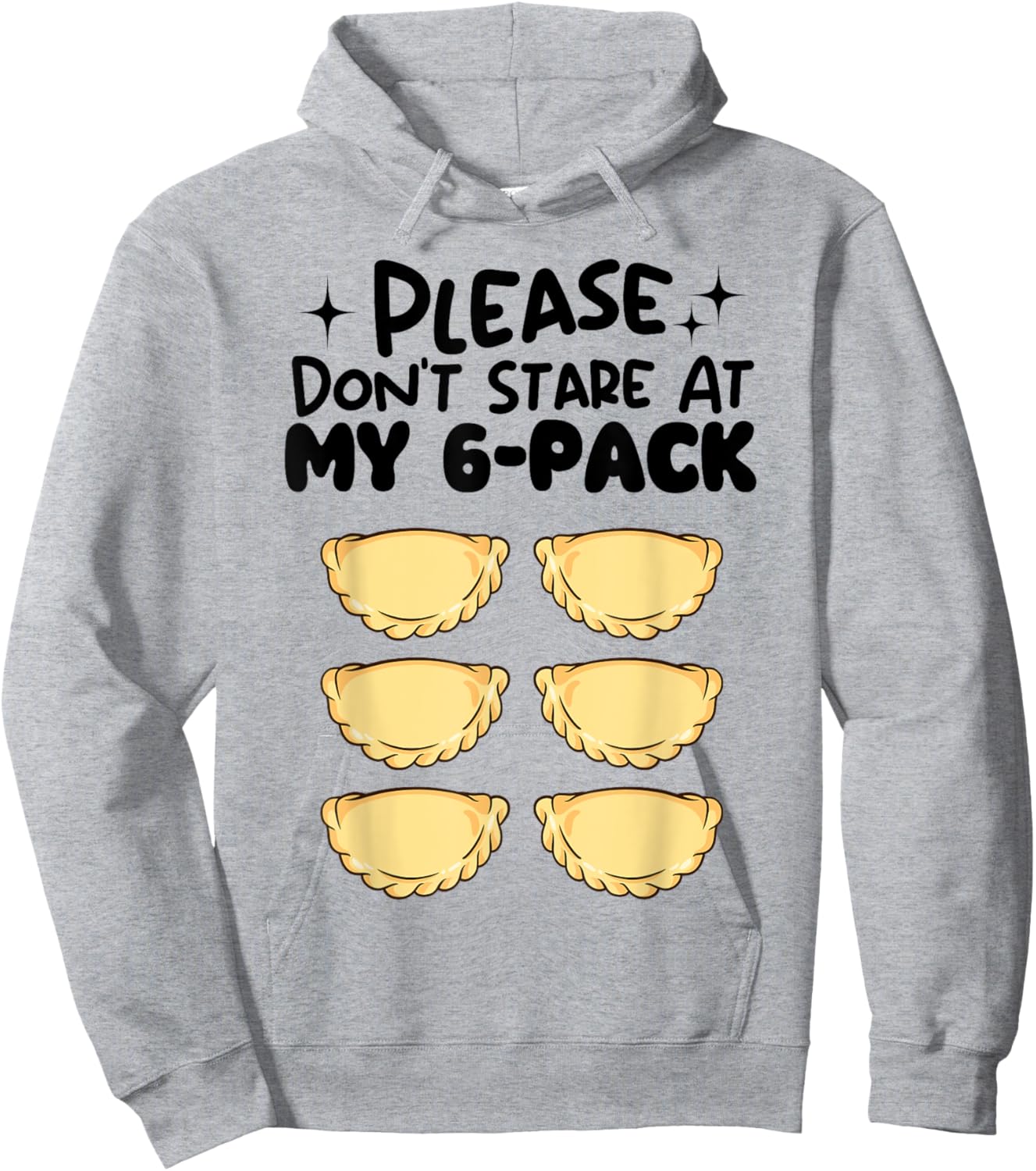 Please Don't Stare At My 6-Pack Pierogi Polish Food Poland Hoodie - Hoodie | Ash