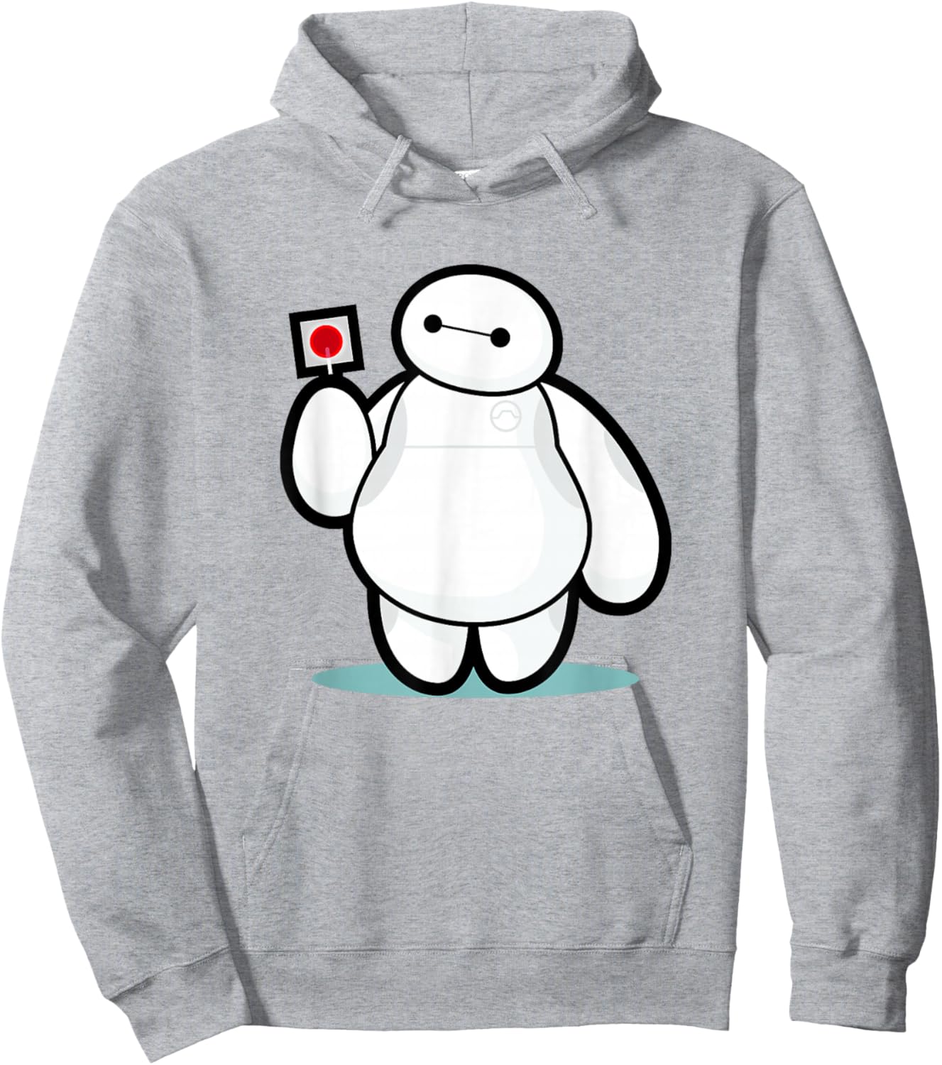Disney Big Hero 6 Baymax with Lollipop Cute Shot Hoodie - Hoodie | Ash