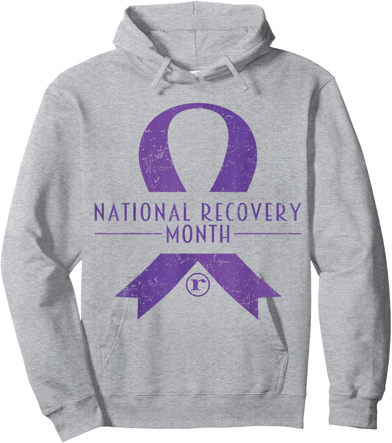 National Recovery month Warrior Addiction Recovery Awareness Hoodie - Hoodie | Ash