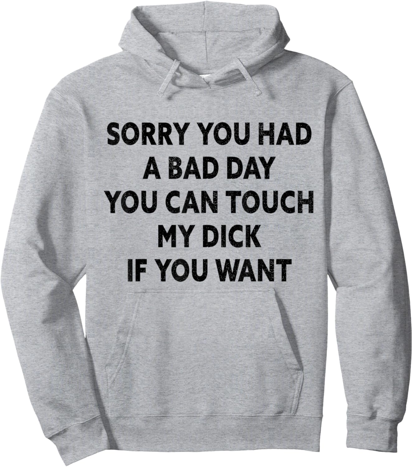 Sorry You Had A Bad Day You Can Touch My Dick If You Want Hoodie - Hoodie | Ash
