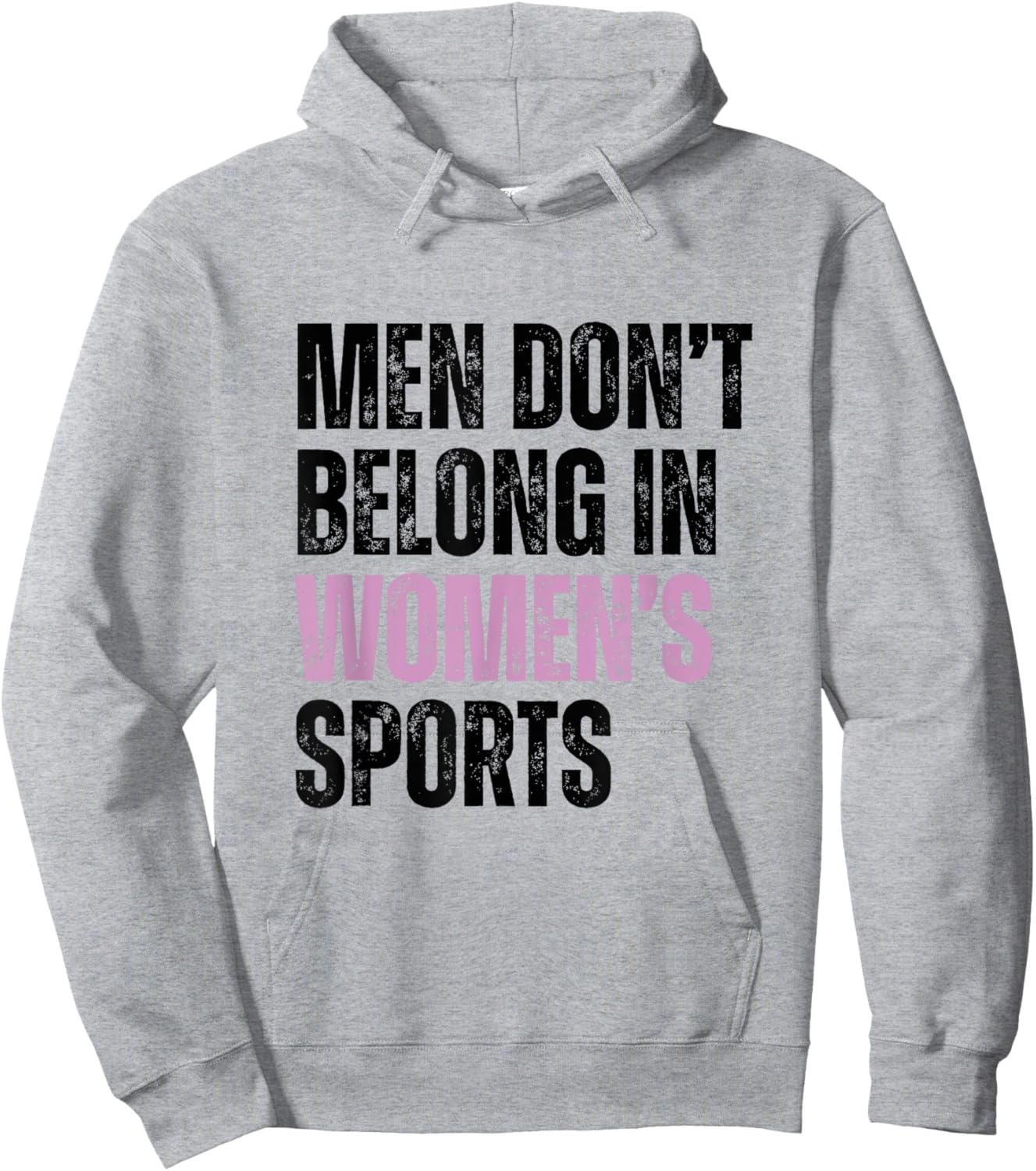 Men don't belong in women's sports Hoodie - Hoodie | Ash