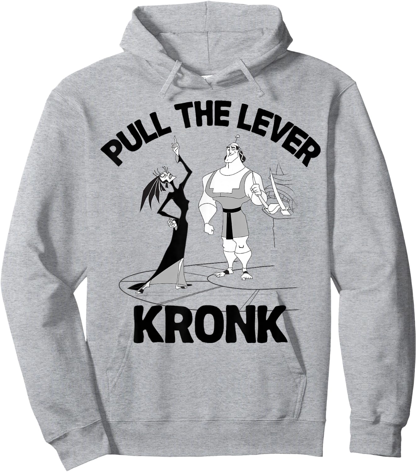 Disney Emperor's New Groove Yzma Kronk Quote Graphic Hoodie - Hoodie | Ash