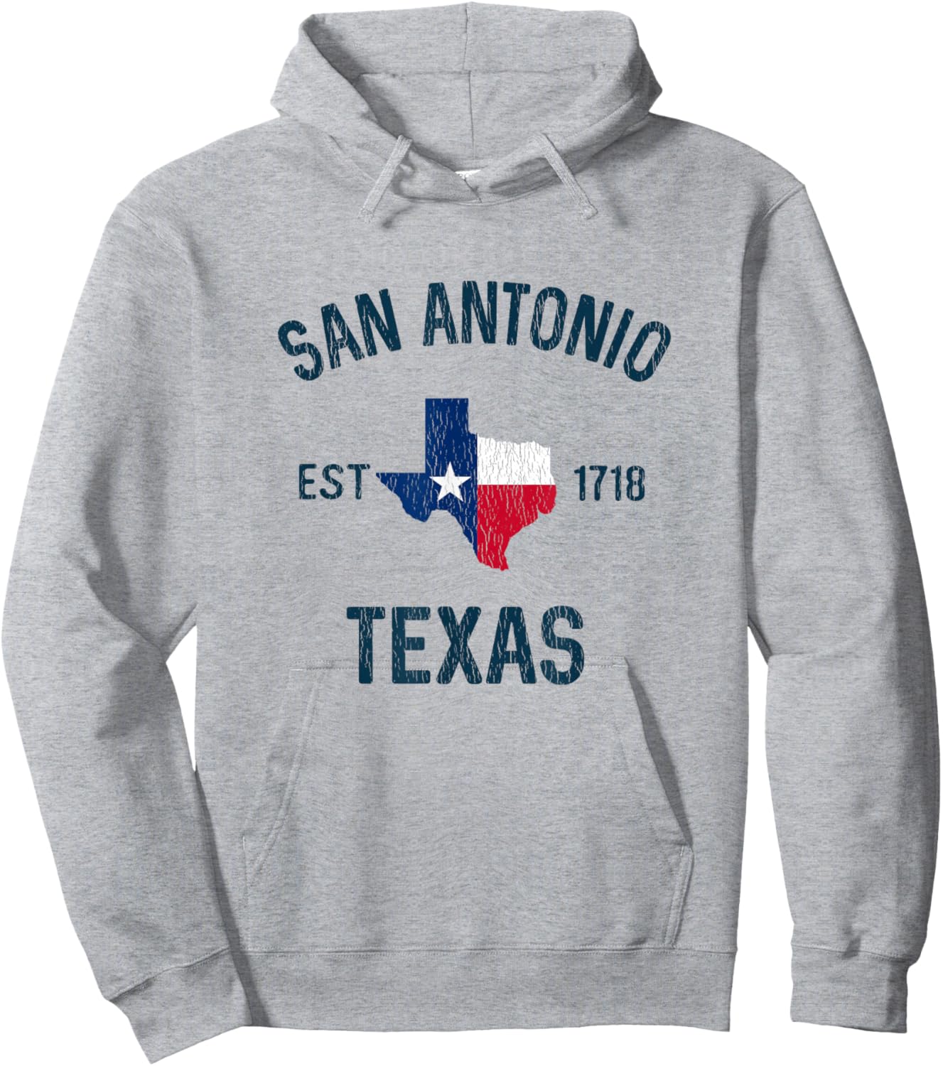 San Antonio Texas Gifts Souvenirs EST 1718 San Antonio TX Hoodie - Hoodie | Ash
