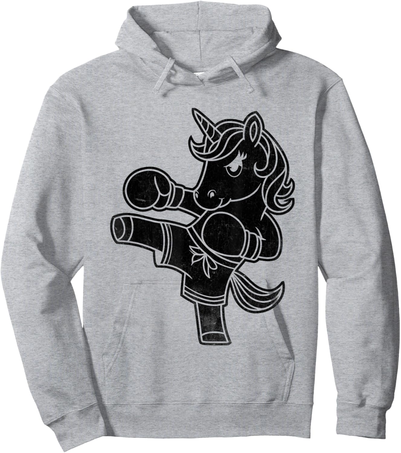 Unicorn Kickboxer Kickboxing Kickbox Kickboxers Hoodie - Hoodie | Ash