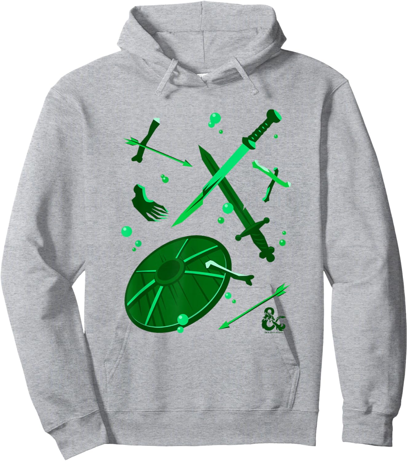 Dungeons & Dragons Halloween A Gelatinous Cube Attack Hoodie - Hoodie | Ash