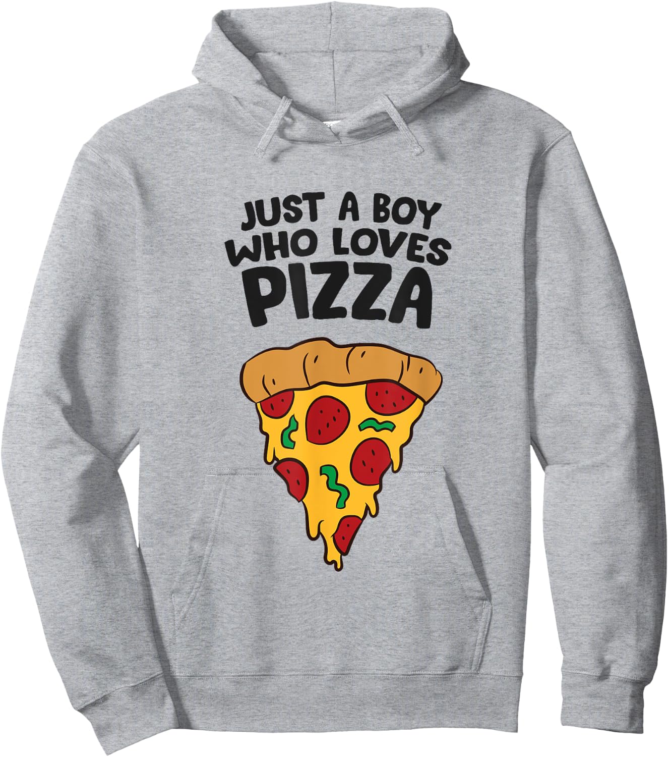 Just a Boy Who Loves Pizza Hoodie - Hoodie | Ash