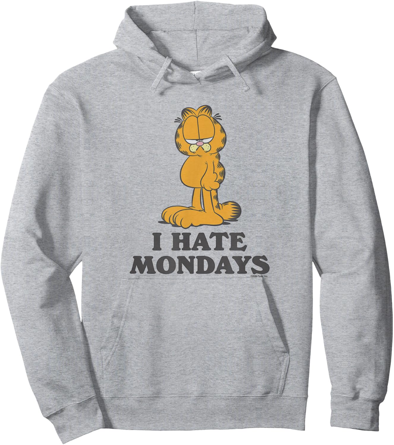 Garfield - I Hate Mondays Hoodie - Hoodie | Ash