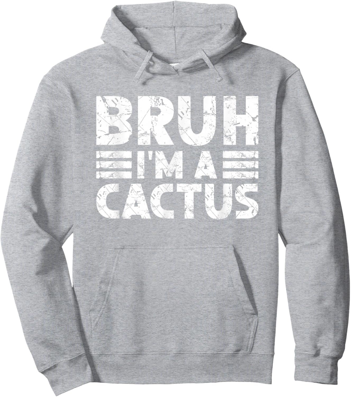 BRUH I'M A CACTUS Costume Halloween Cactus Hoodie - Hoodie | Ash