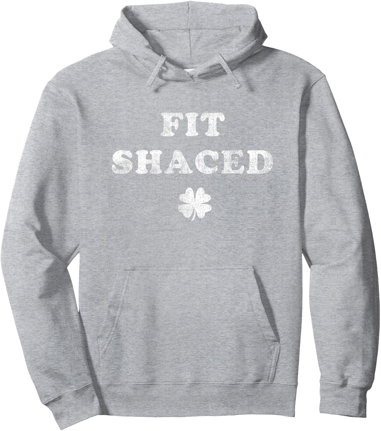Funny Shamrock Fit Shaced Drinking St Patricks Day Green Hoodie - Hoodie | Ash