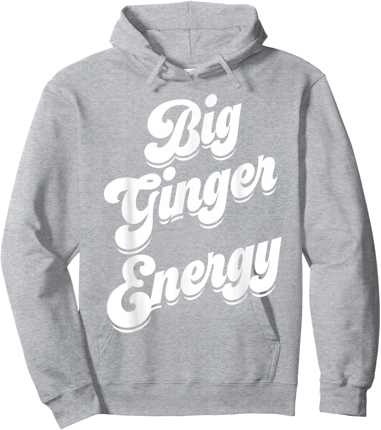 Big Ginger Energy St Patricks Day Redhead Team Ginger Women Hoodie - Hoodie | Ash