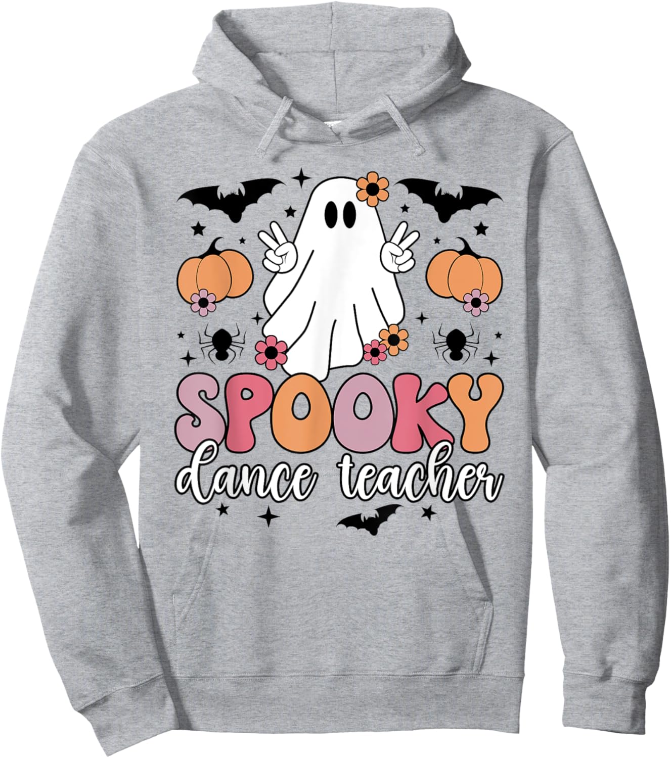 Spooky Dance Teacher Halloween Dance Instructor Men Women Hoodie - Hoodie | Ash