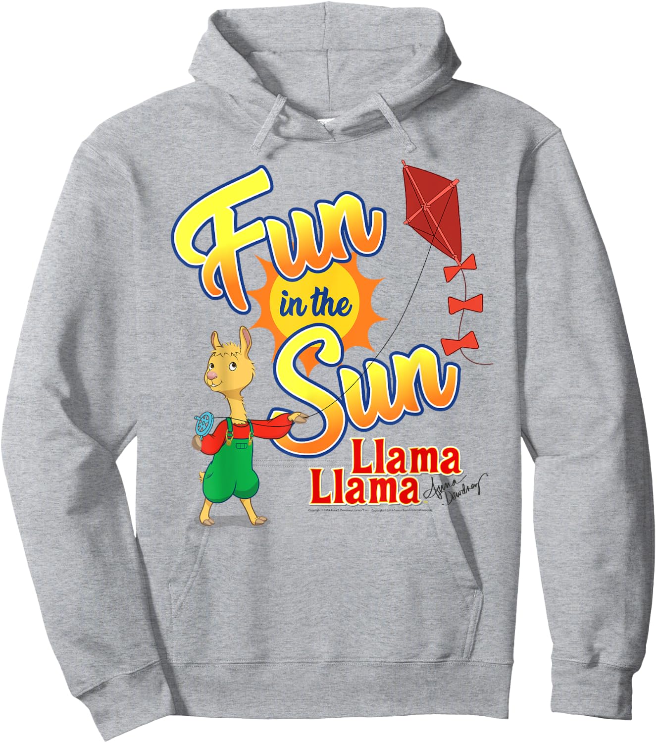 Llama Llama Red Pajama Netflix "Fun in the Sun" Shirt Hoodie - Hoodie | Ash