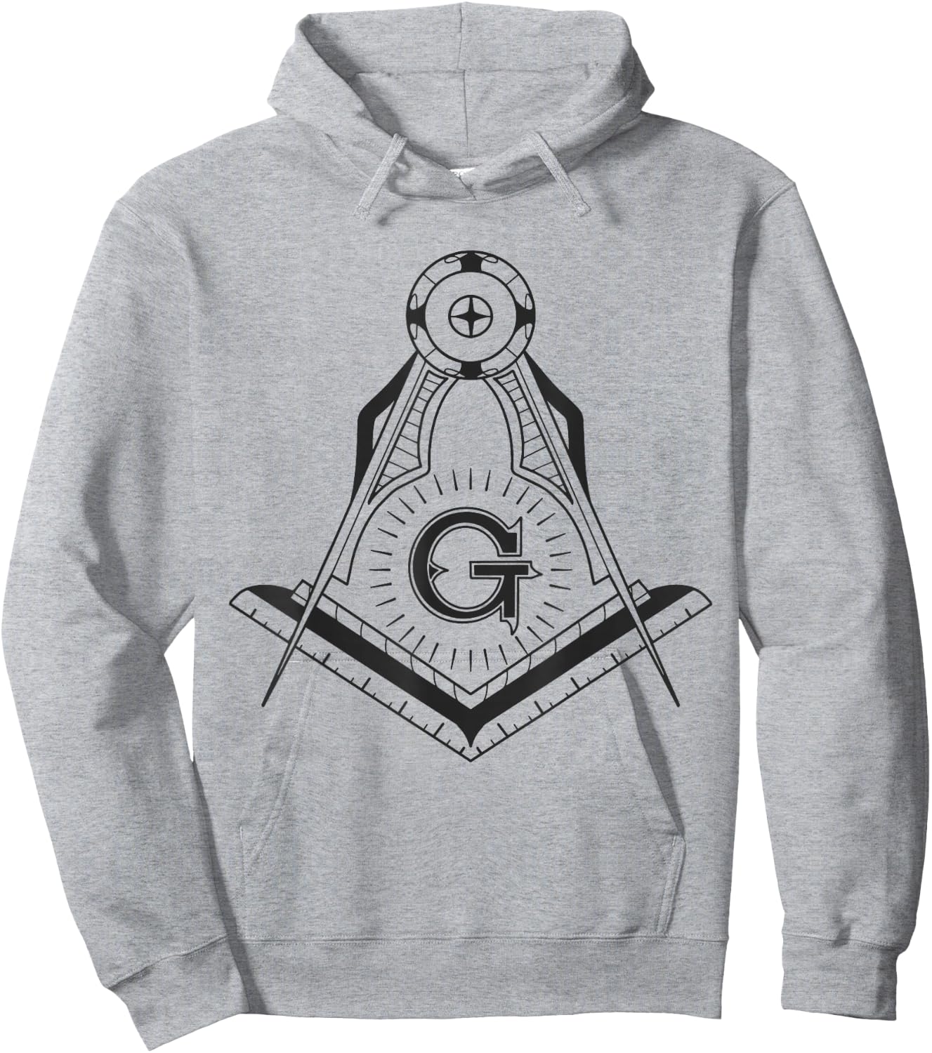 Freemason Emblem Hoodie - Hoodie | Ash