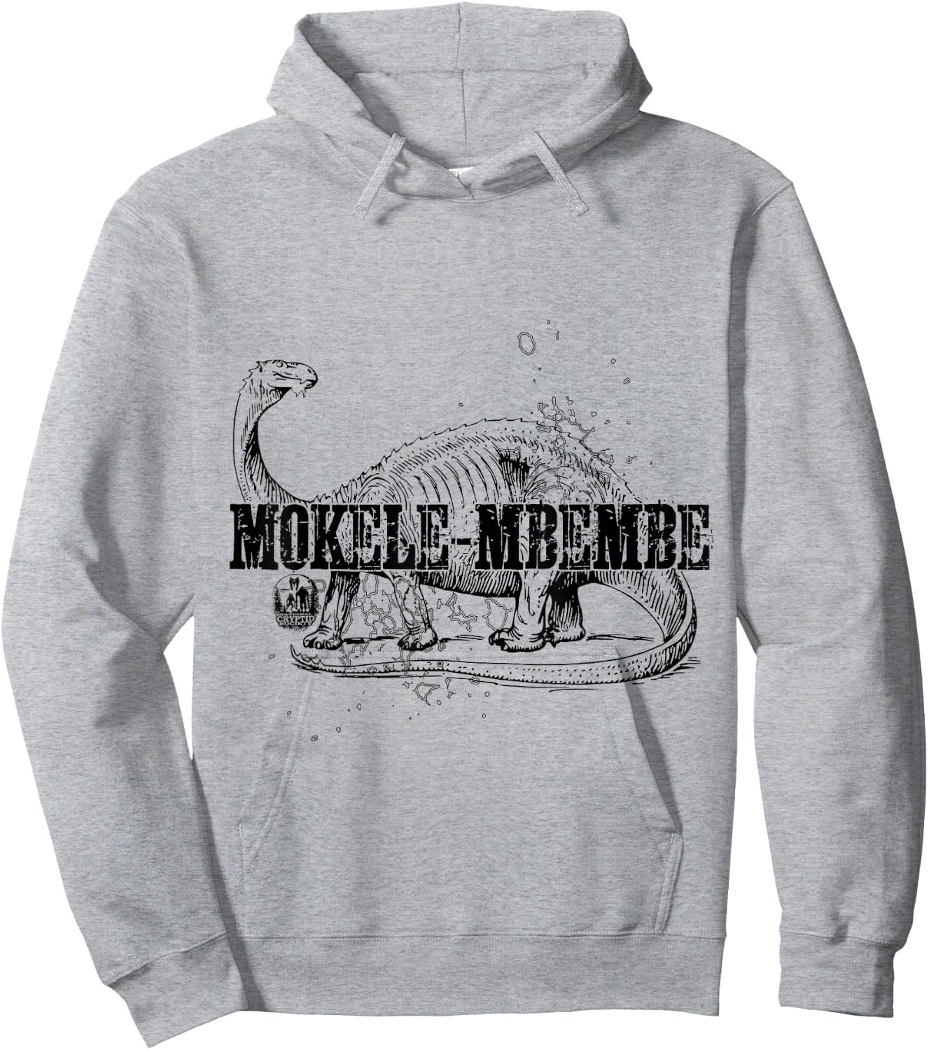 Mokele-Mbembe The Living Dinosaur of Africa Monster Cryptid Hoodie - Hoodie | Ash