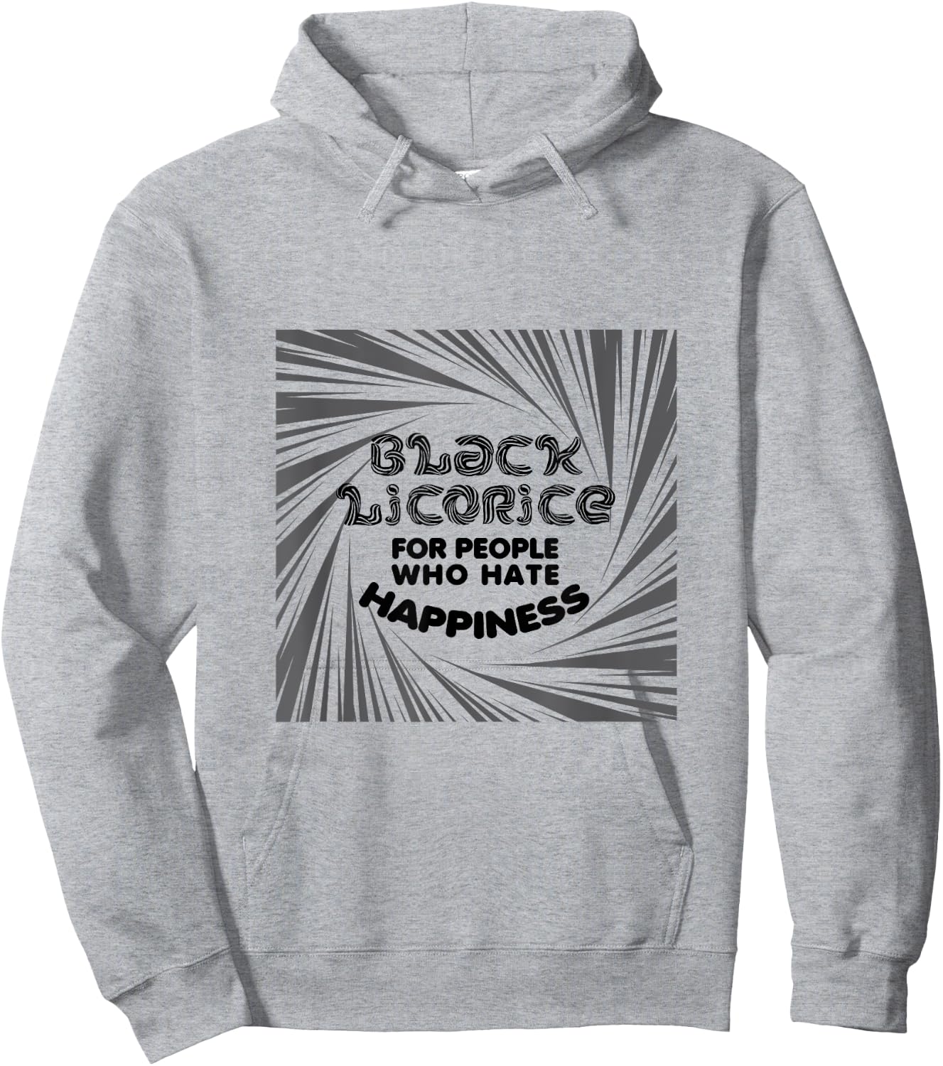 Black licorice for people who hate happiness gross red only Hoodie - Hoodie | Ash