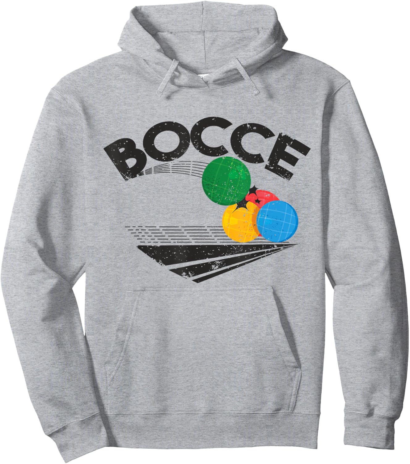 Bocce ball game design - Funny Bocce Player gift Hoodie - Hoodie | Ash