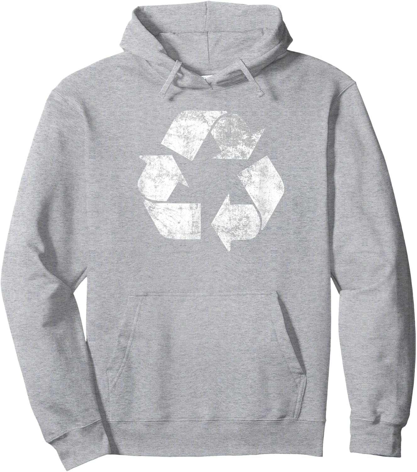Recycle Logo T Shirt Earth Day Nature Planet Conservation Hoodie - Hoodie | Ash