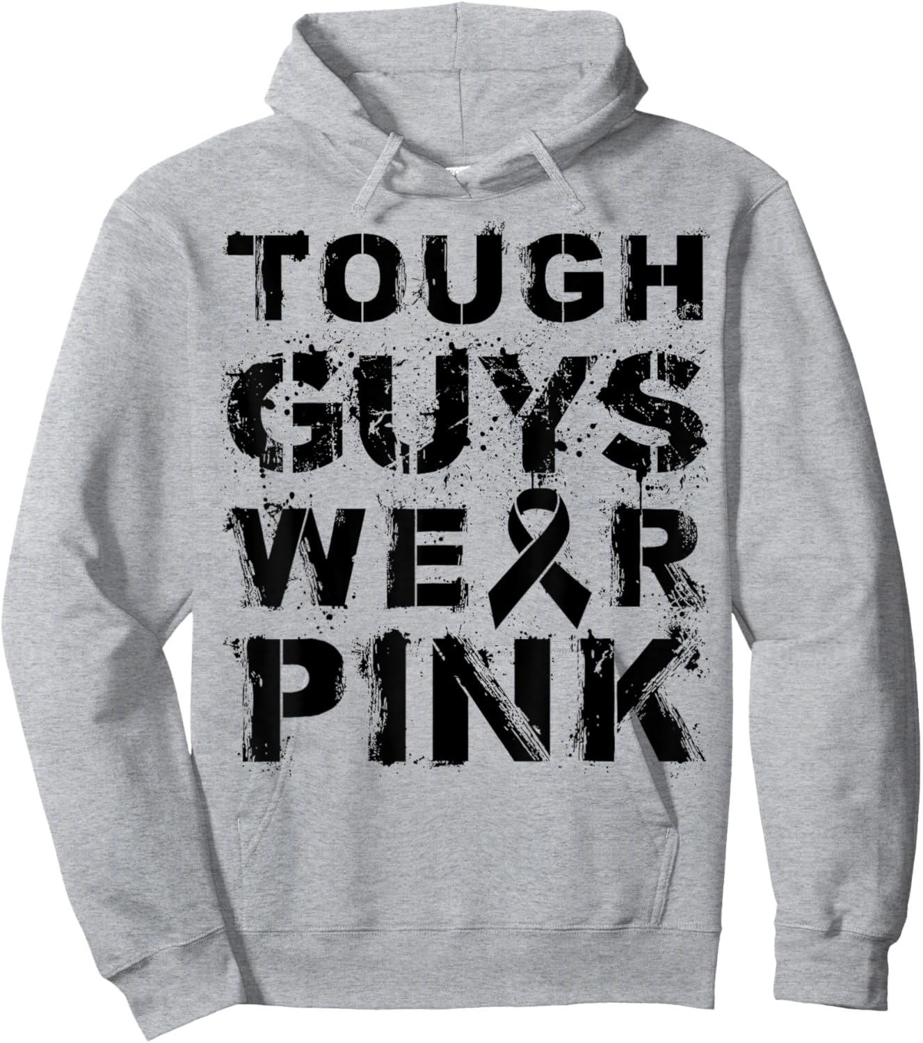 Tough Guys Wear Pink Hoodie - Hoodie | Ash