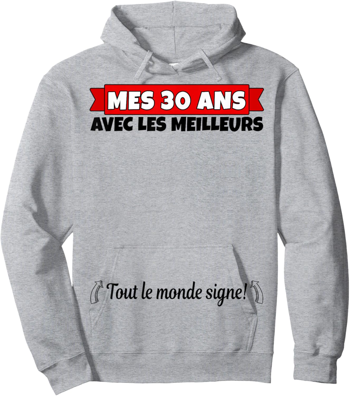 30 Years to Sign 30 Years Birthday Man Woman Anniv 30 Hoodie - Hoodie | Ash